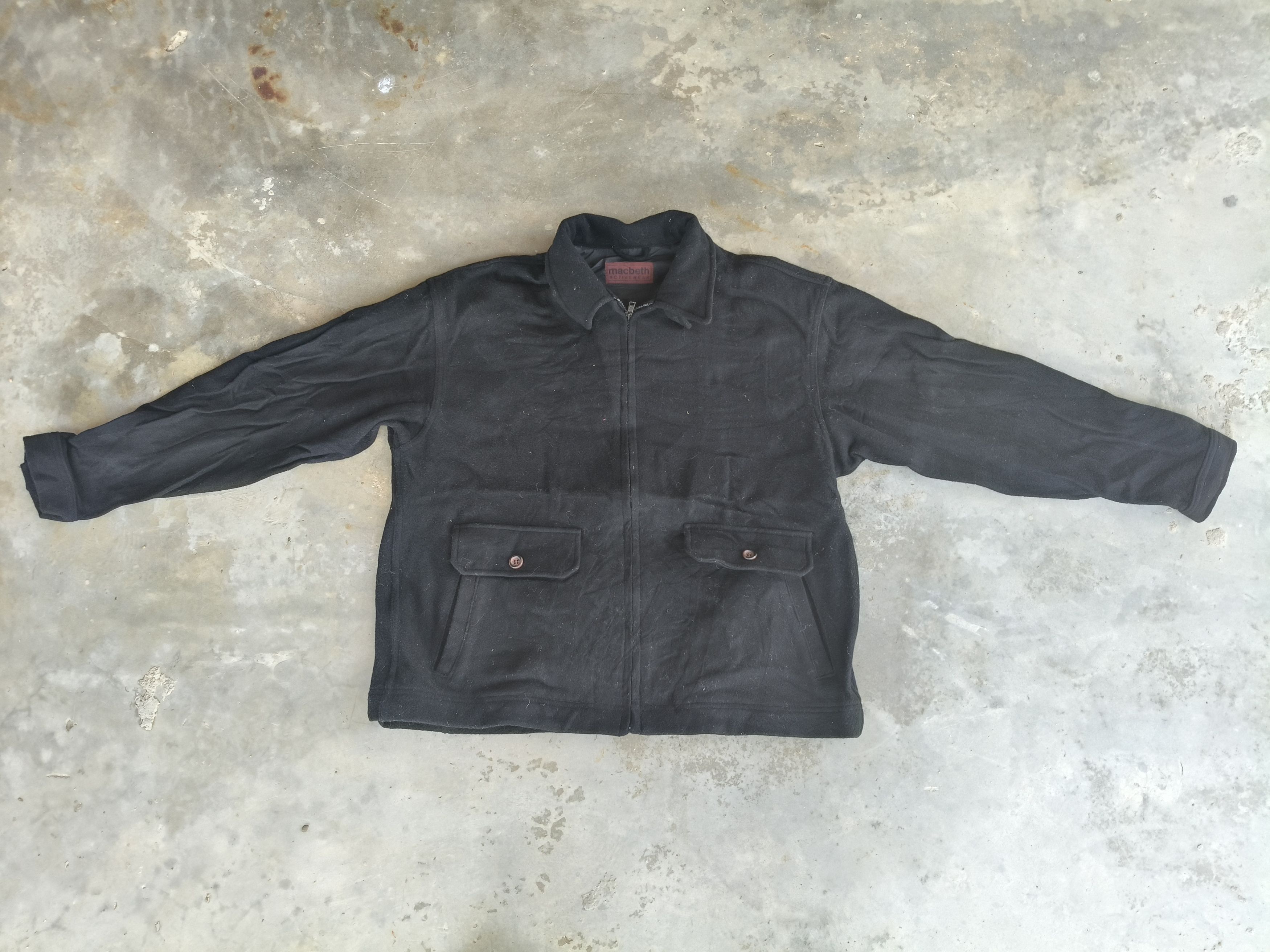 Macbeth Vintage Macbeth wool zipper Jacket Size US L / EU 52-54 / 3 - 3 Thumbnail