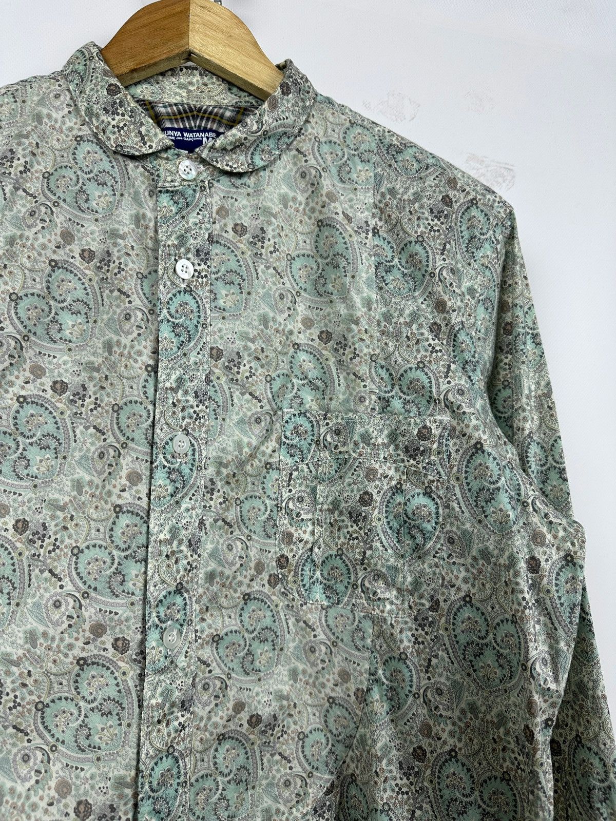 Junya Watanabe Comme des Garçons Junya Watanabe MAN Paisley Button Up Shirt Size US L / EU 52-54 / 3 - 8 Thumbnail