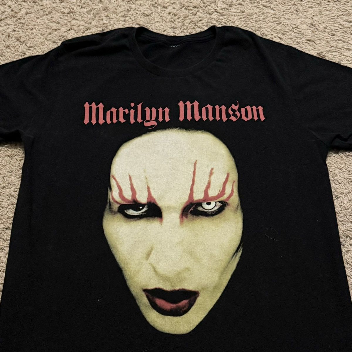 Band Tees Y2K VINTAGE MARILYN MANSON TEE! Size US L / EU 52-54 / 3 - 3 Thumbnail