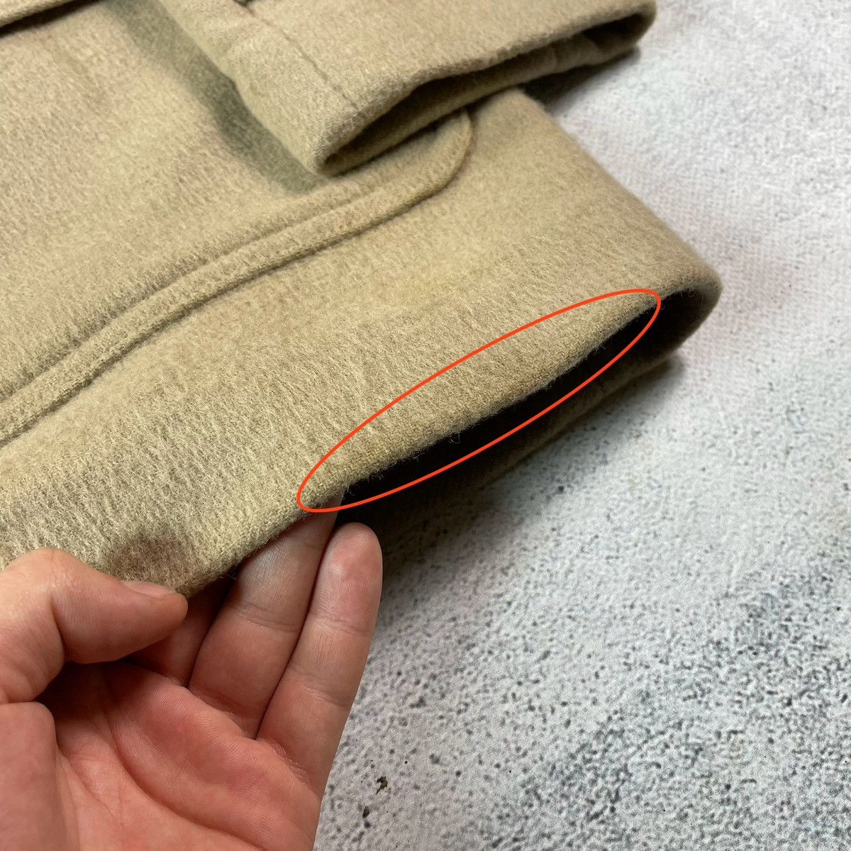 Burberry Brit Check Lined Wool Blend Duffle Coat In Beige
