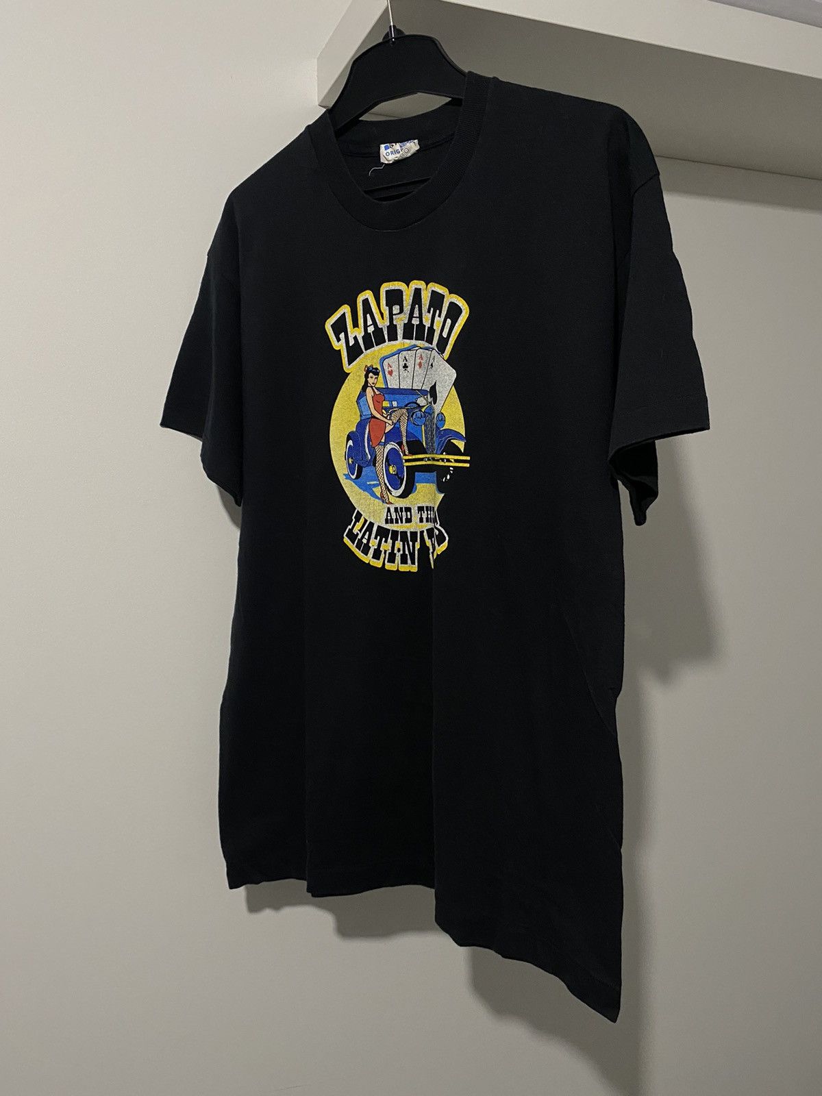 Vintage Zapato and the Latin Boss Screen Stars Vintage t-Shirt L 90s Size US L / EU 52-54 / 3 - 6 Thumbnail