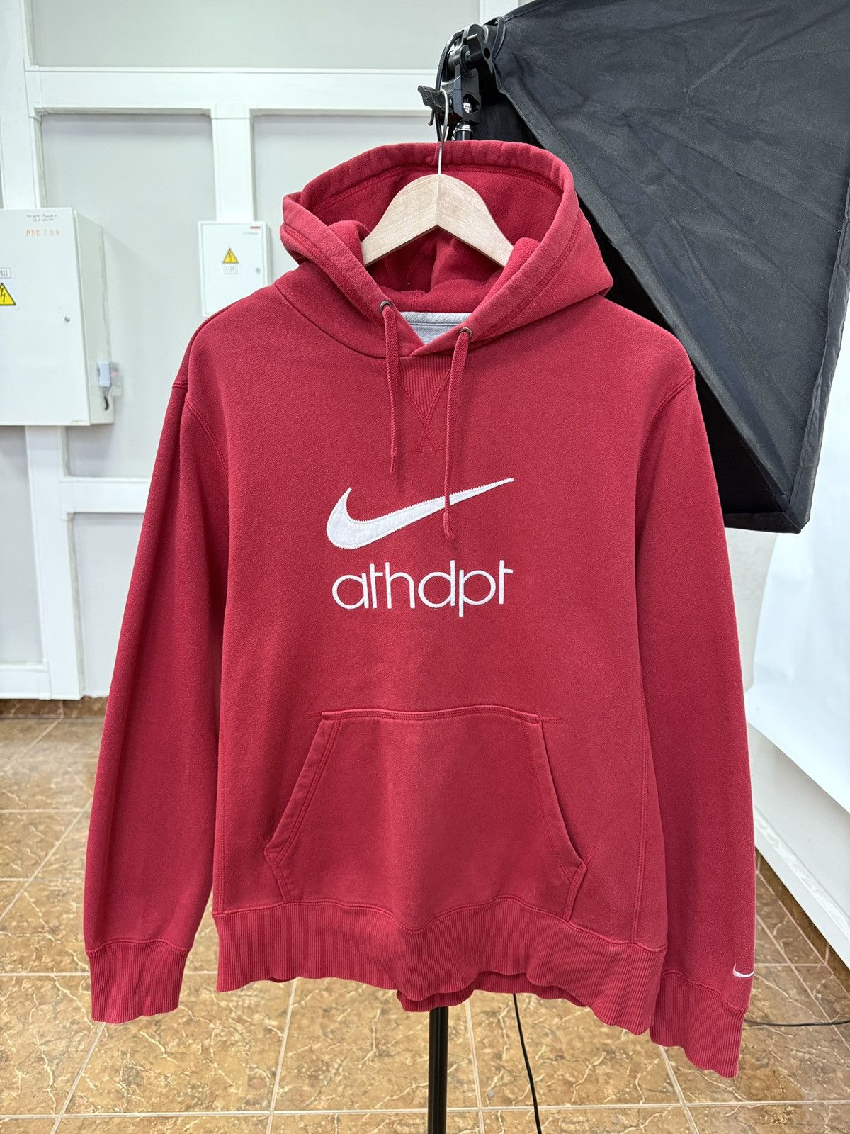 Nike 🇺🇸 Vintage 90s Nike Athdpt Athletic Hoodie Rare Retro Y2K Size US L / EU 52-54 / 3 - 1 Thumbnail