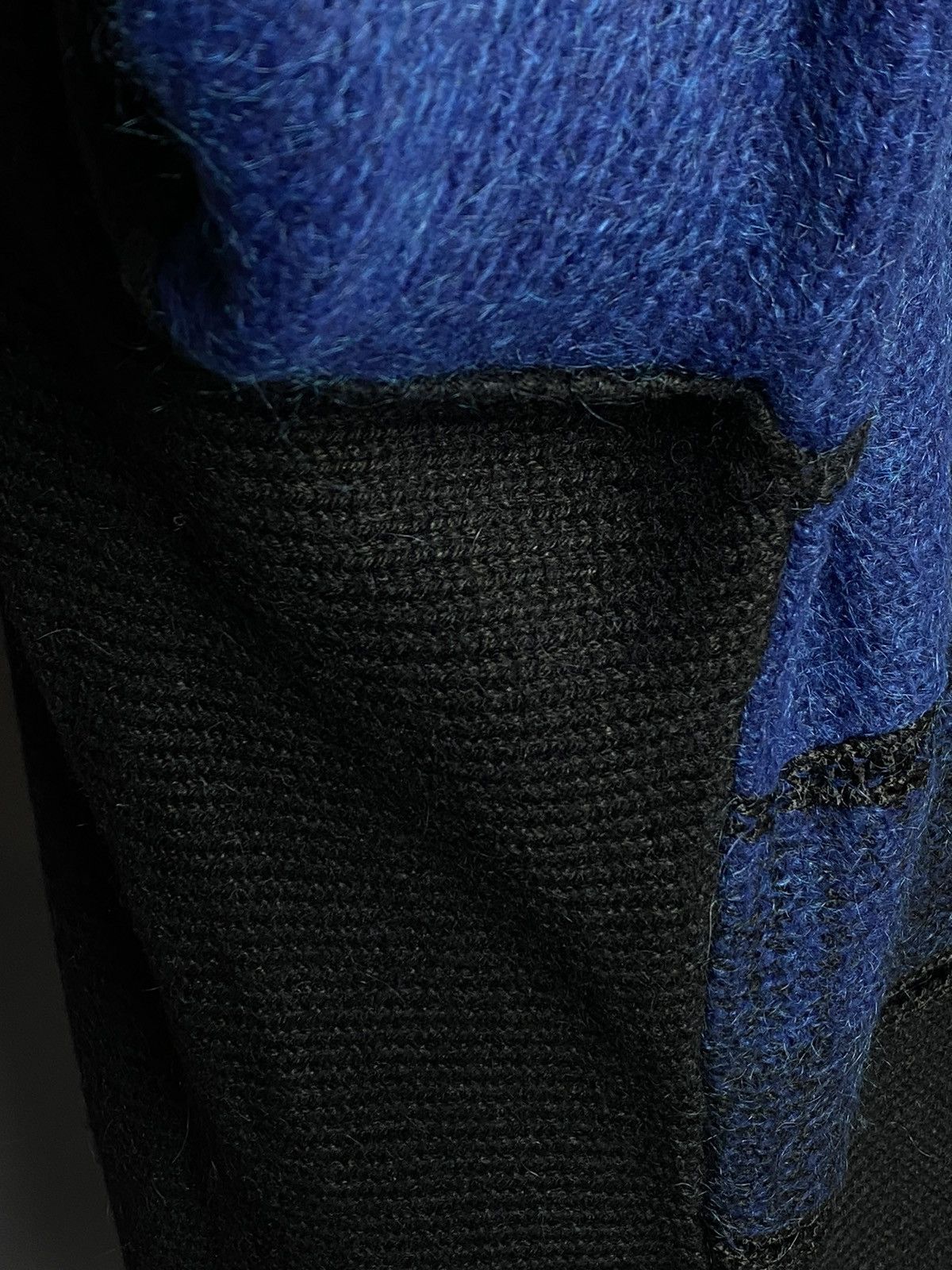 Sarah Pacini Sarah Pacini Alpaca Merino Sweater Colorblock Oversized Knit Size ONE SIZE - 12 Thumbnail