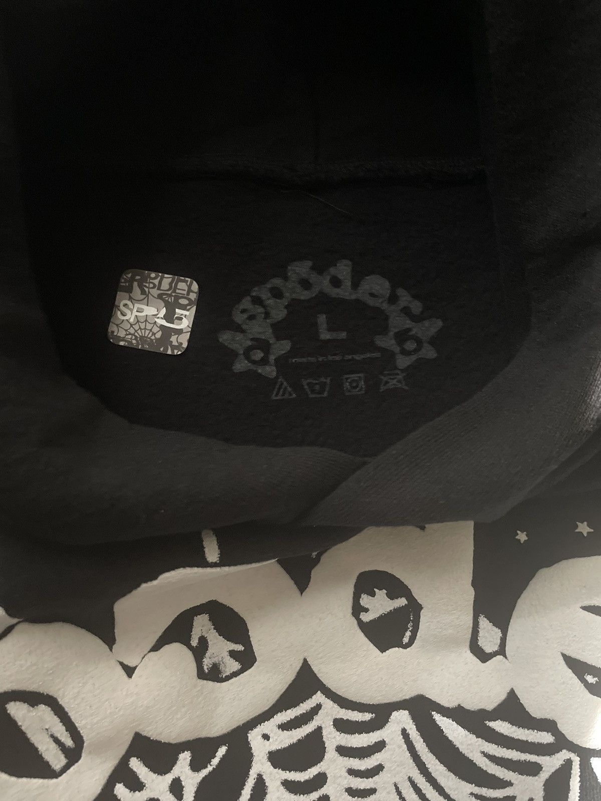 Sp5der Sp5der Og Web Hoodie Black Size US L / EU 52-54 / 3 - 3 Thumbnail