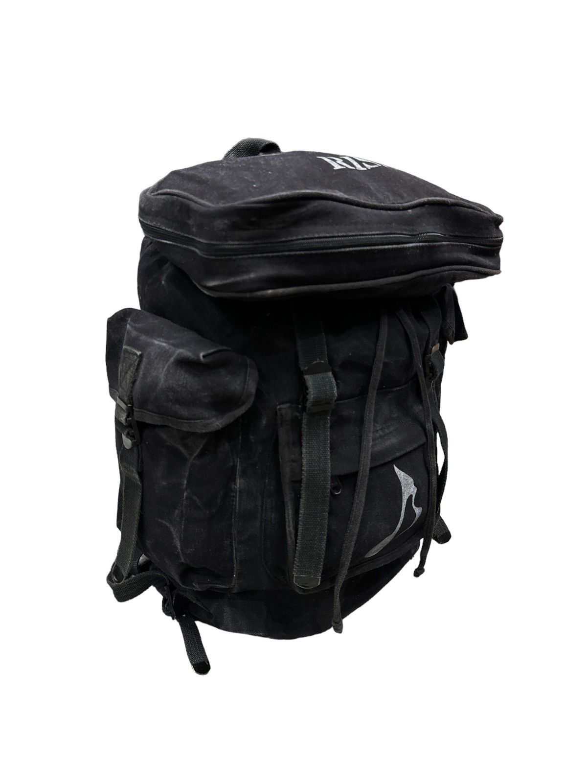 Japanese Brand VINTAGE LIFE AT YOUR OWN RISK JAPANESE BAGPACK Size ONE SIZE - 3 Thumbnail