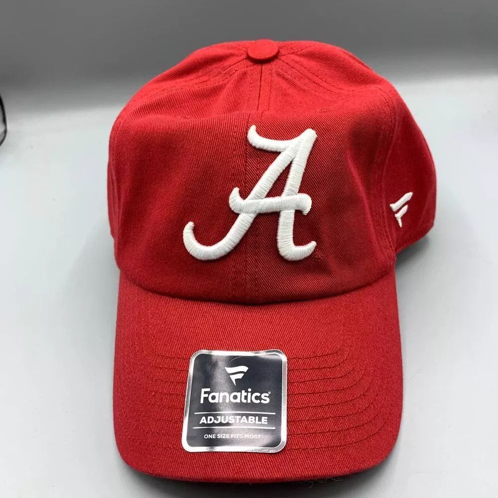 Other Alabama Crimson Tide Hat Men Red Fanatics Strap Back Cap Size ONE SIZE - 1 Thumbnail