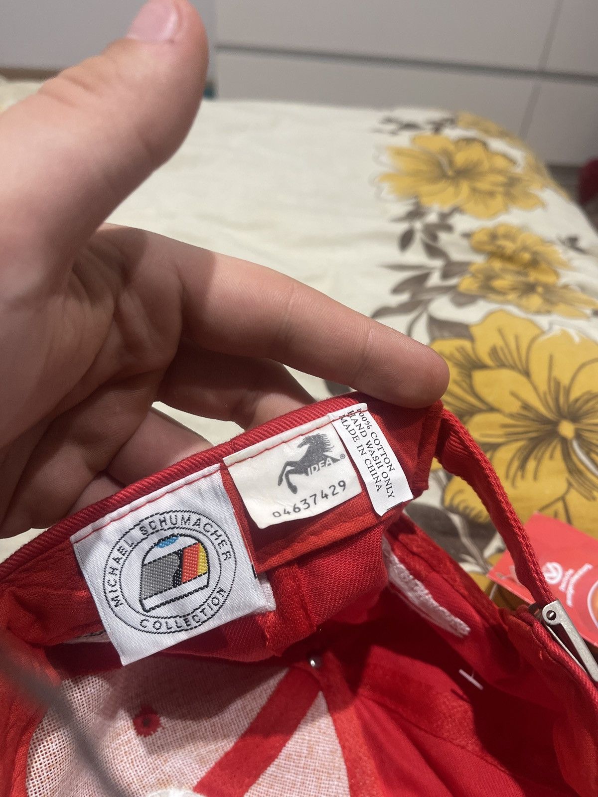 Ferrari Vintage hat formula f1 ferrari michael schumacher Size ONE SIZE - 3 Thumbnail