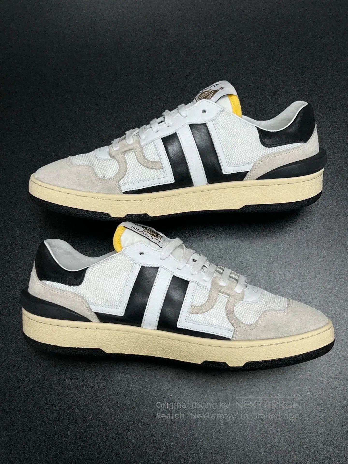 Lanvin lanvin clay black and white sneakers size 42. Size US 9 / EU 42 - 6 Thumbnail