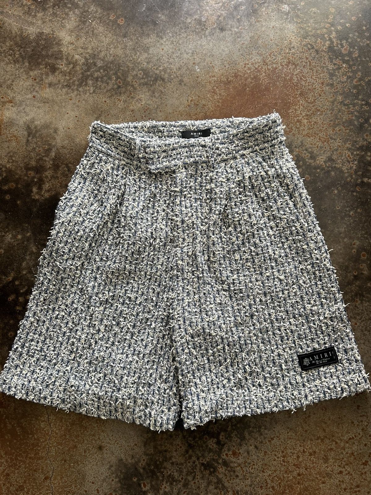 Amiri tweed 2 piece set