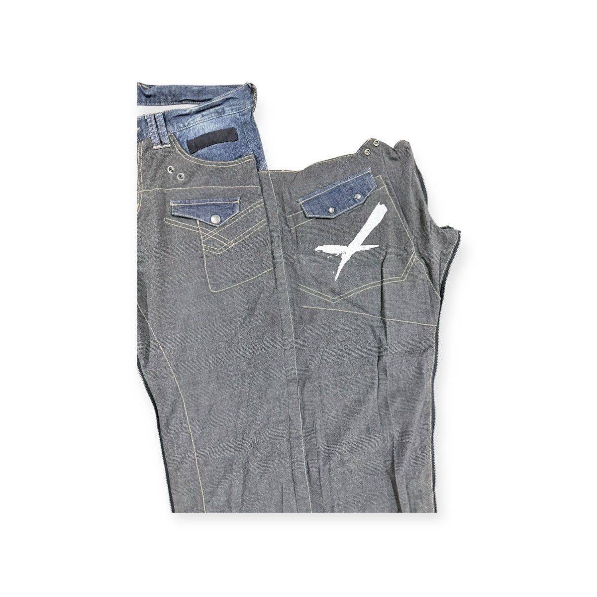 Seditionaries Vtg🔥Avant-Garde ppfm AnarchyDenim Eastern Rock Reverseible Size US 33 - 12 Thumbnail