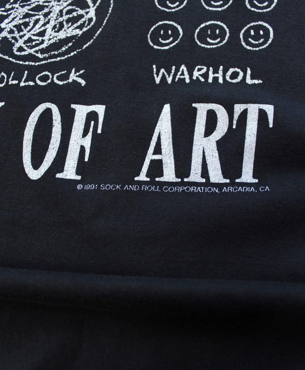 Vintage 🔥 1991 History of Art Sock N Roll Vintage Art T Shirt Tee Size US XL / EU 56 / 4 - 3 Thumbnail