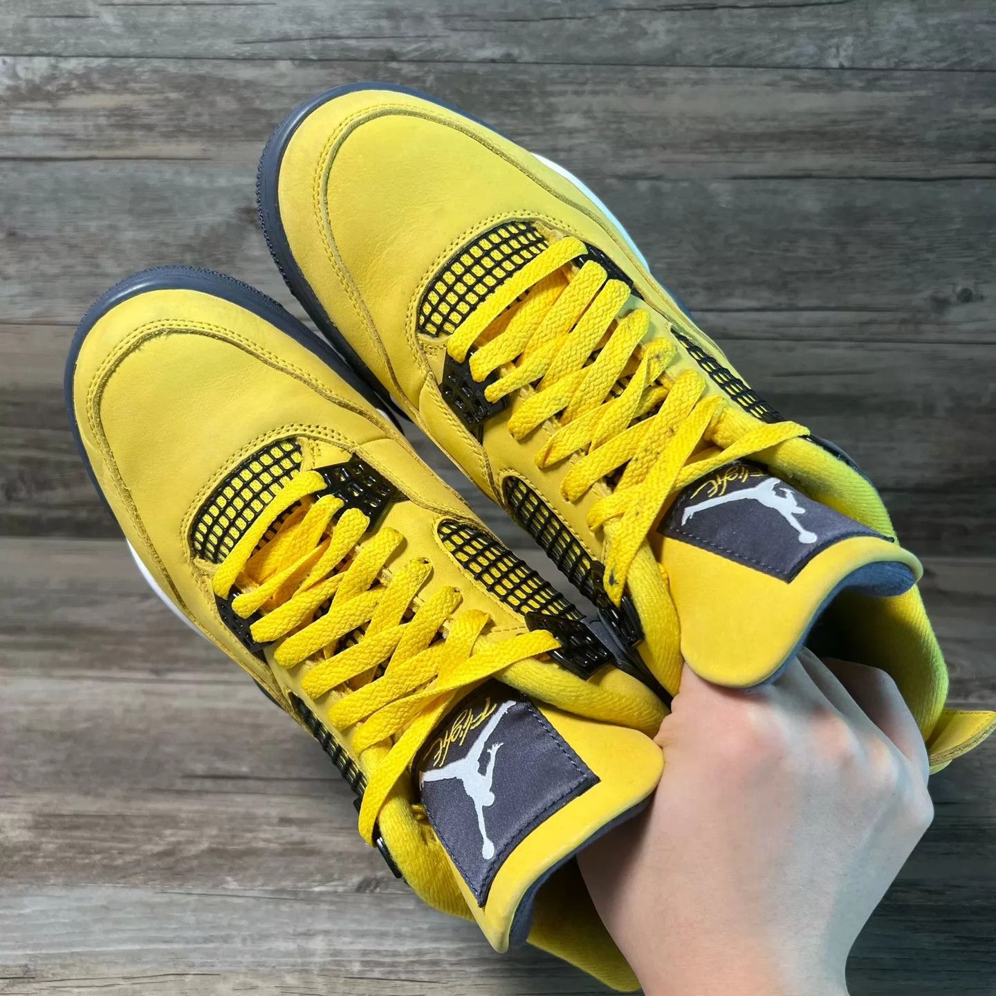 Nike Air Jordan 4 Electric Yellow CT8527-700 43 Size US 10 / EU 43 - 5 Thumbnail