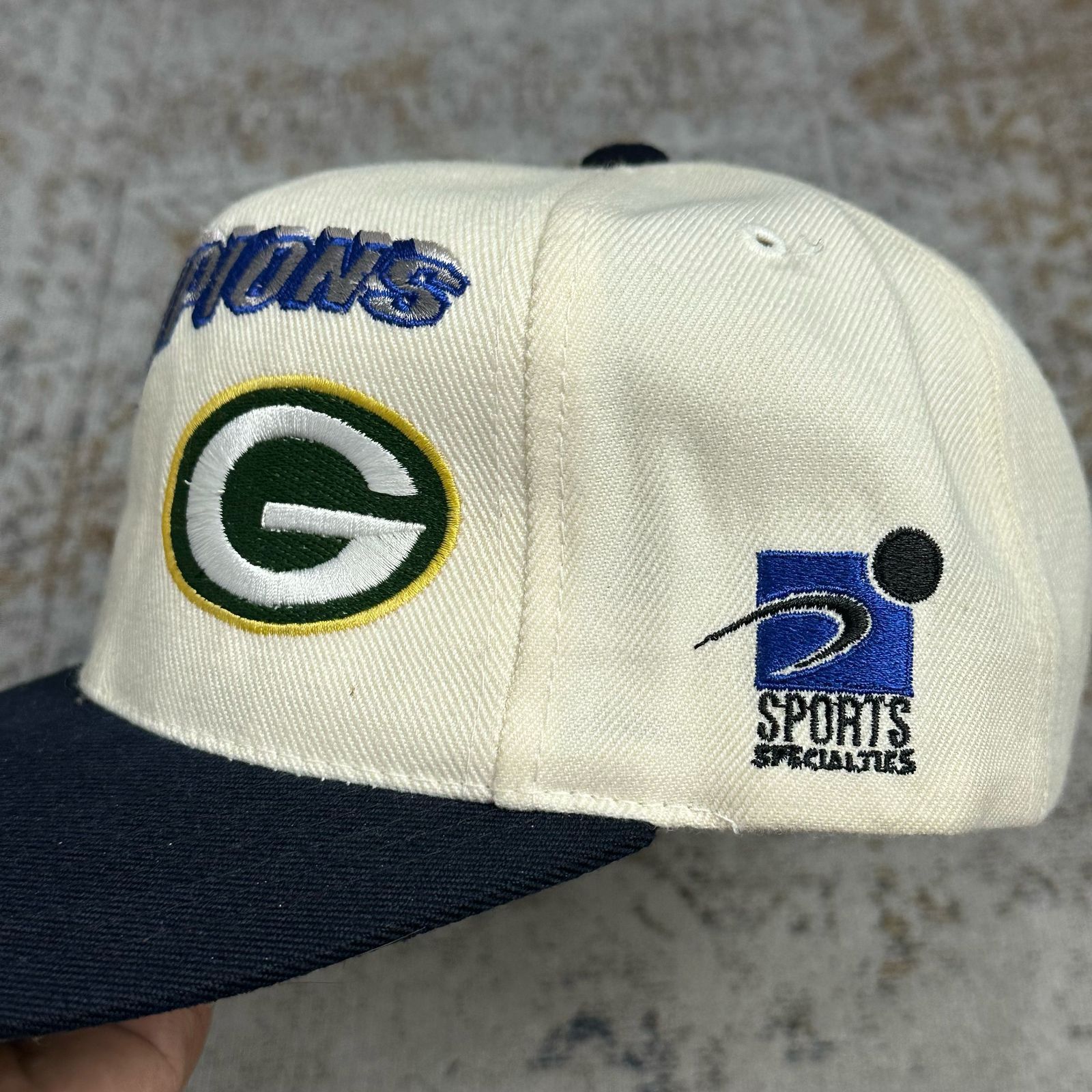 NFL × Sports Specialties × Vintage Vintage NFL Green Bay Packers Champions 1996 Hat Size ONE SIZE - 4 Thumbnail