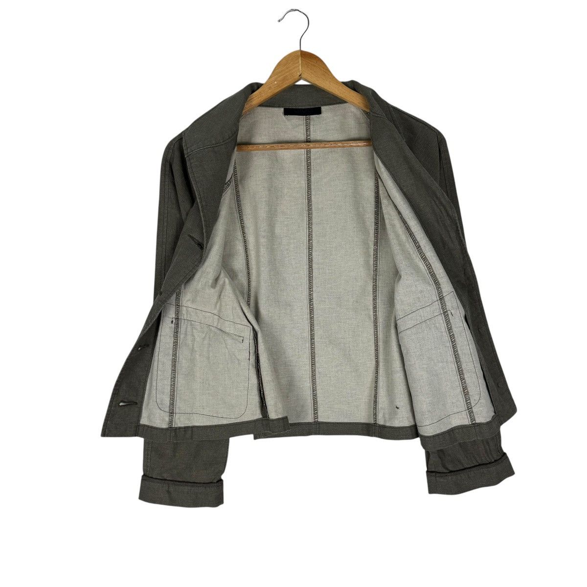 Romeo Gigli 🌟GIGLI HEMP CROPPED BUTTON JACKET Size M / US 6-8 / IT 42-44 - 9 Thumbnail