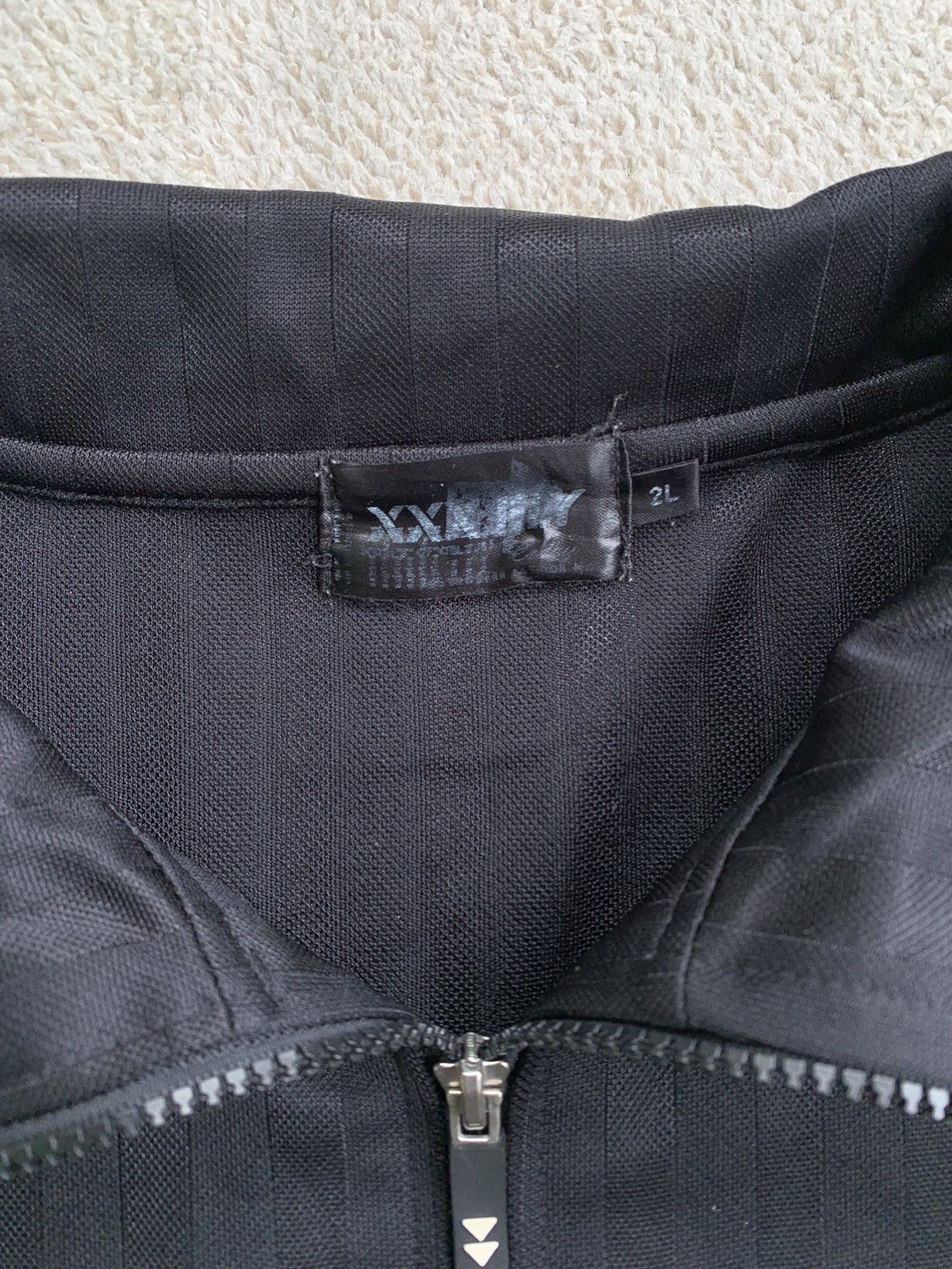Japanese Brand × Vintage upgrade elegance energetic round poem zip track jacket Size US L / EU 52-54 / 3 - 8 Thumbnail
