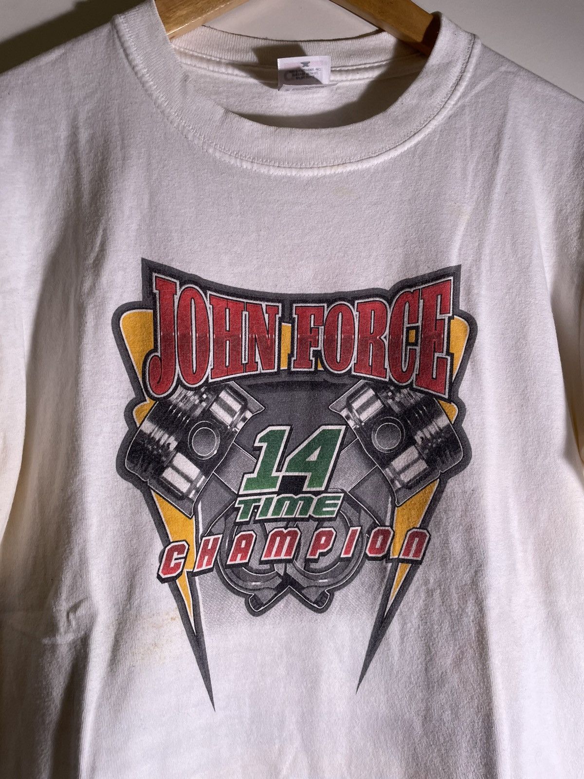 Vintage 2000’s Y2K VTG Vintage John Force 14 NASCAR Race Car Shirt Size US S / EU 44-46 / 1 - 6 Thumbnail