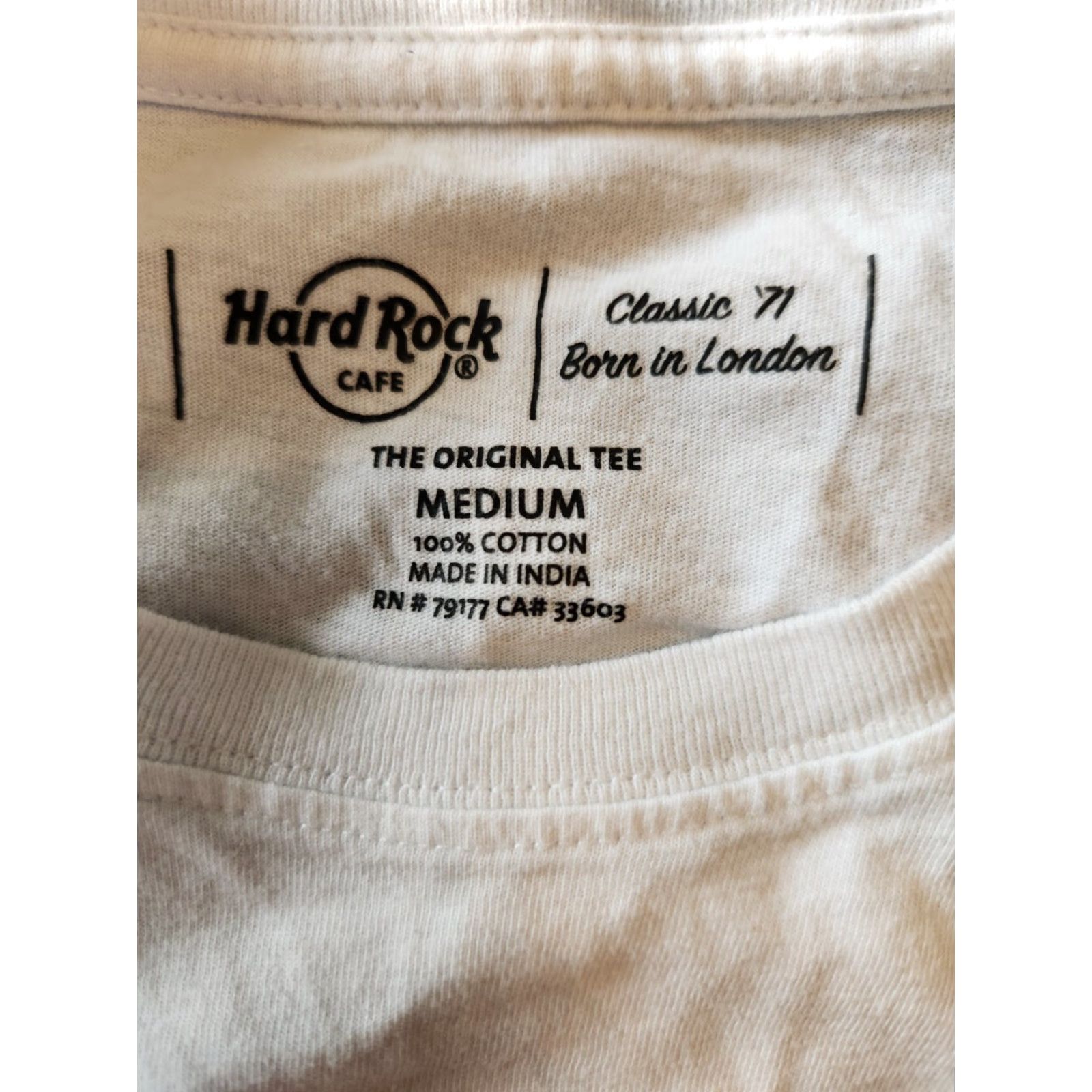 Hard Rock Cafe Womens Hard Rock Cafe Philadelphia Logo White Short Sleeve T Shirt Size Medium Size M / US 6-8 / IT 42-44 - 2 Thumbnail