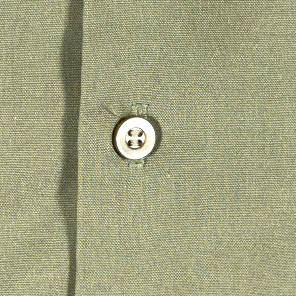 Sears VINTAGE Sears Shirt Adult 2XL Green 70s Workwear Perma-Prest Sage Button-Up Long Sleeve Size US XXL / EU 58 / 5 - 5 Thumbnail