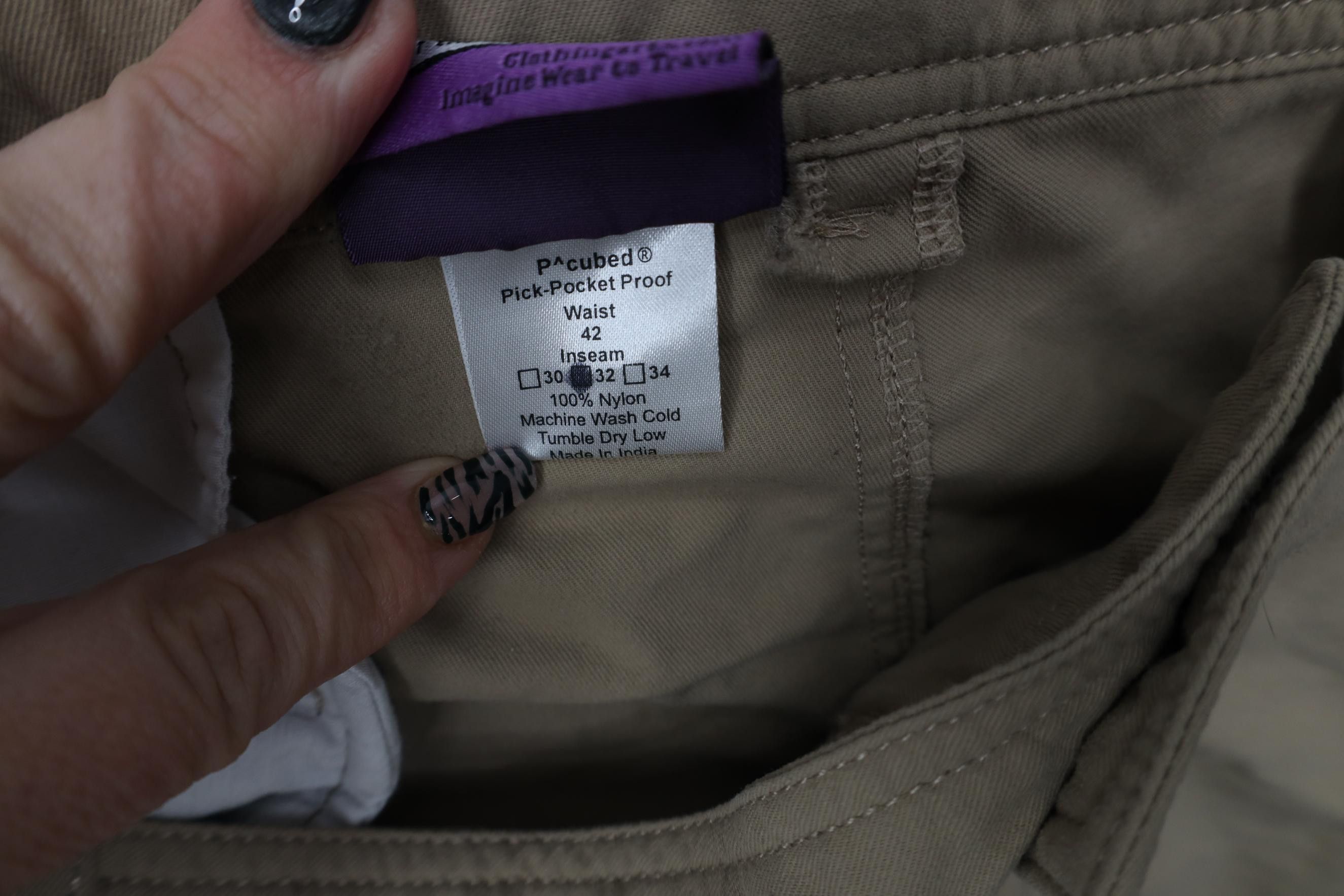 Vintage Clothing Arts Picket Pocket Proof Wide Leg Cargo Pants Beige Size US 42 / EU 58 - 9 Thumbnail