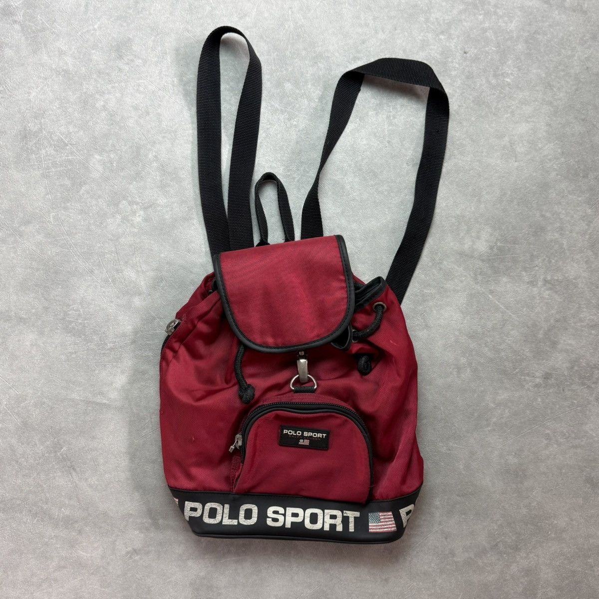 Polo Ralph Lauren Vintage Polo Sport Drawstring Backpack Size ONE SIZE - 1 Thumbnail