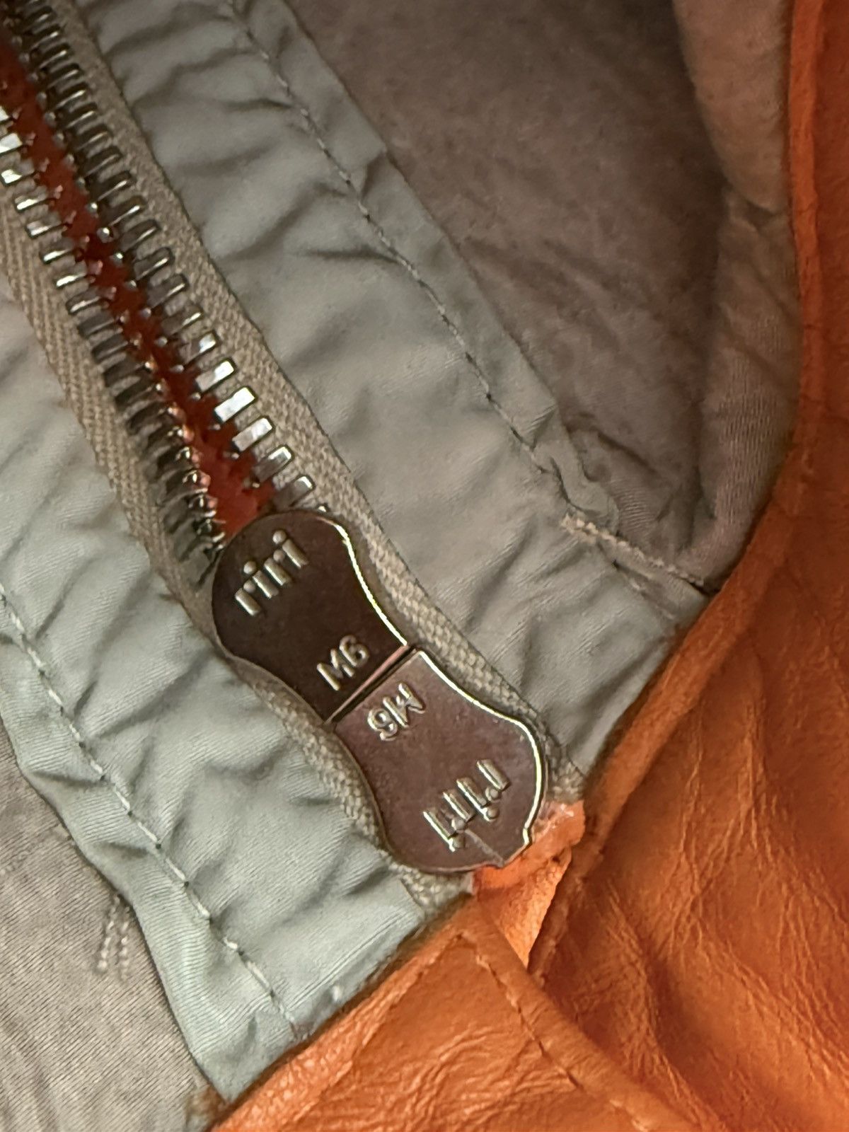 Prada Prada AW2000 Vintage Orange Y2k Biker Leather Jacket Size US M / EU 48-50 / 2 - 24 Thumbnail