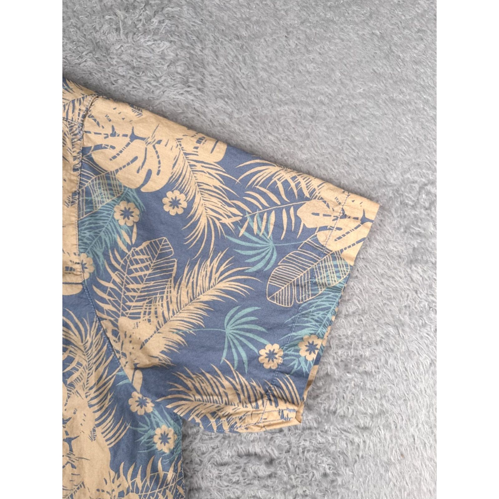 Vintage VINTAGE Pacific Marlin Shirt Men's 2XL Blue Floral Palm Leaf Hawaiian Size US XXL / EU 58 / 5 - 2 Thumbnail