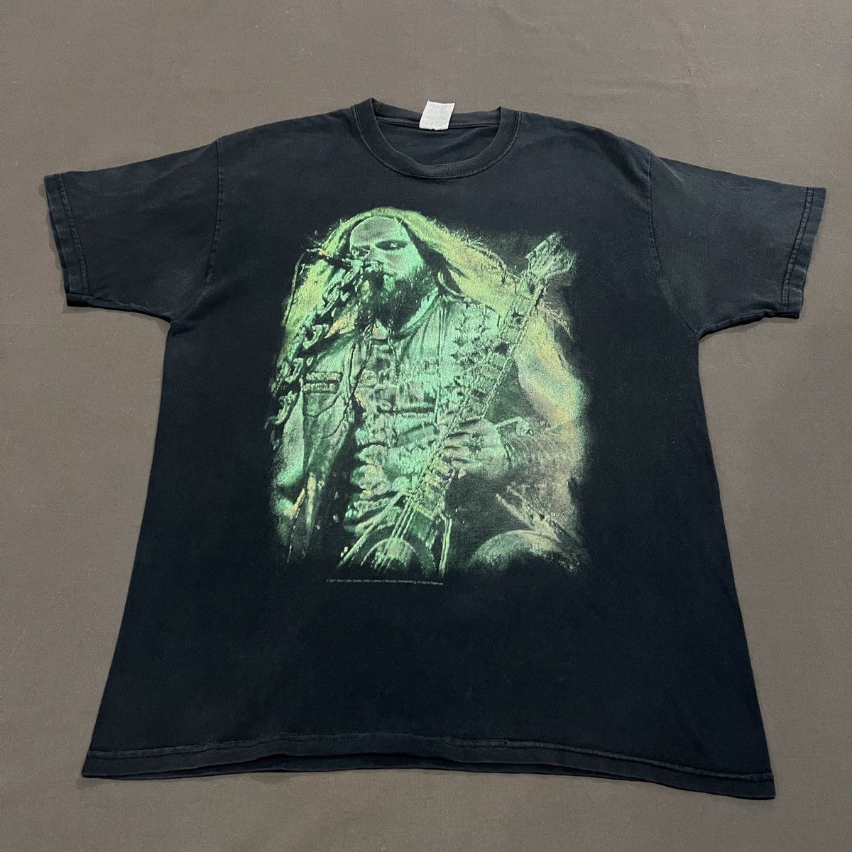 Band Tees Vintage Y2K Zakk Wylde Tee Faded Thrashed Heavy metal Size US L / EU 52-54 / 3 - 4 Thumbnail