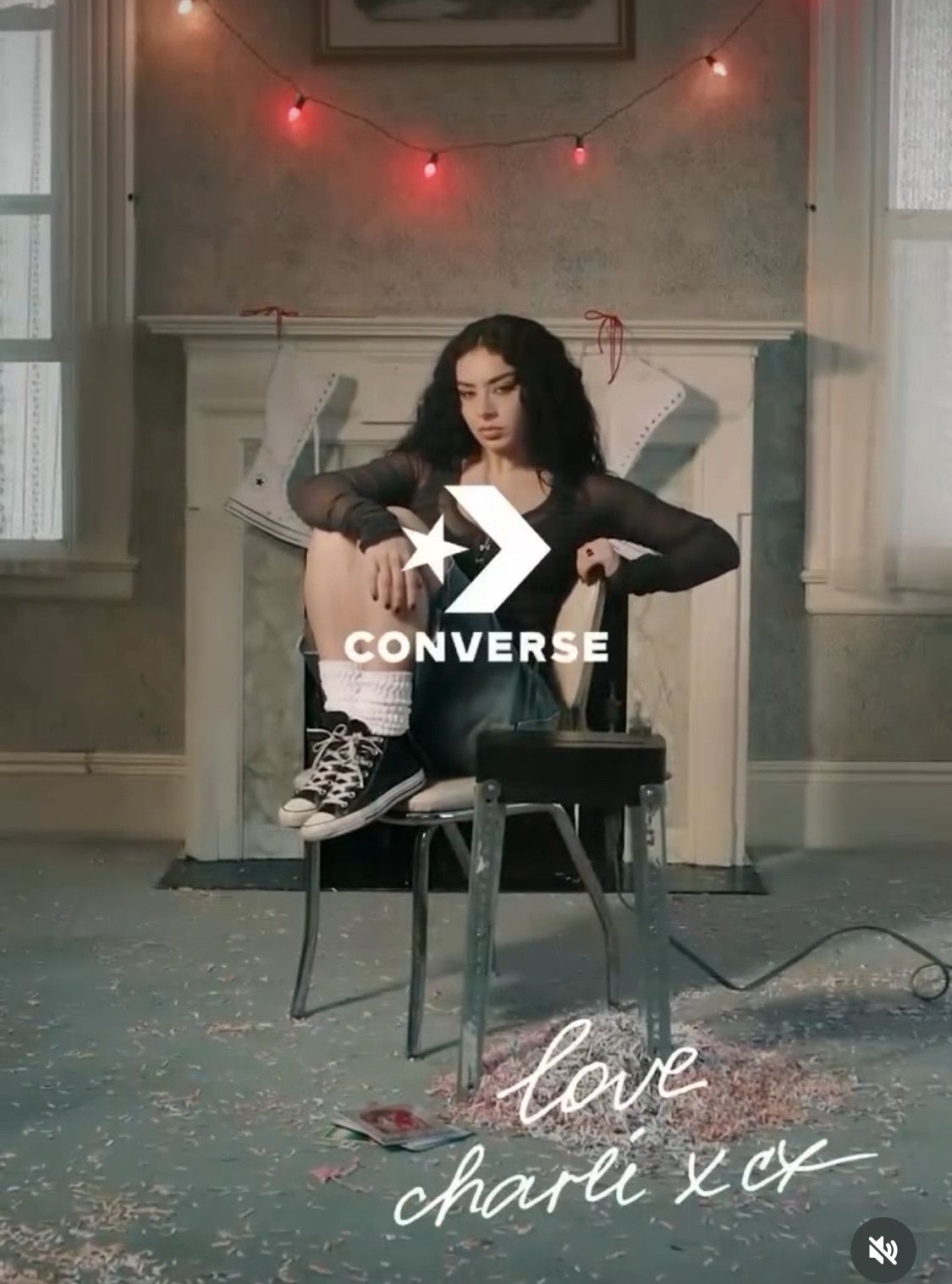 Converse Charli xcx X Converse White Chuck Taylor High Top From Shoot Size US 7 / IT 37 - 6 Thumbnail