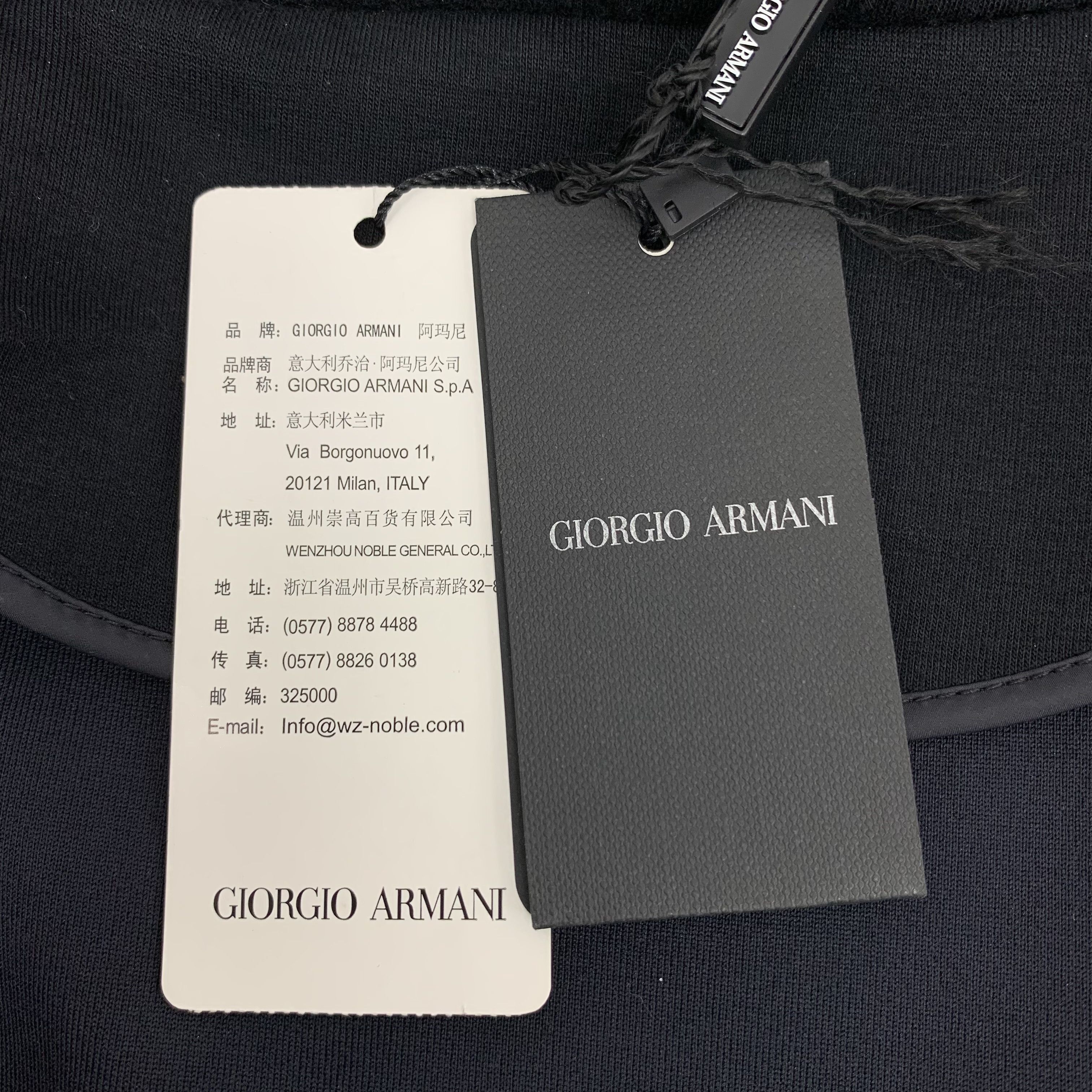 Armani Armani Multi-Pocket Zip Jacket Black (XL) Size US XL / EU 56 / 4 - 7 Thumbnail