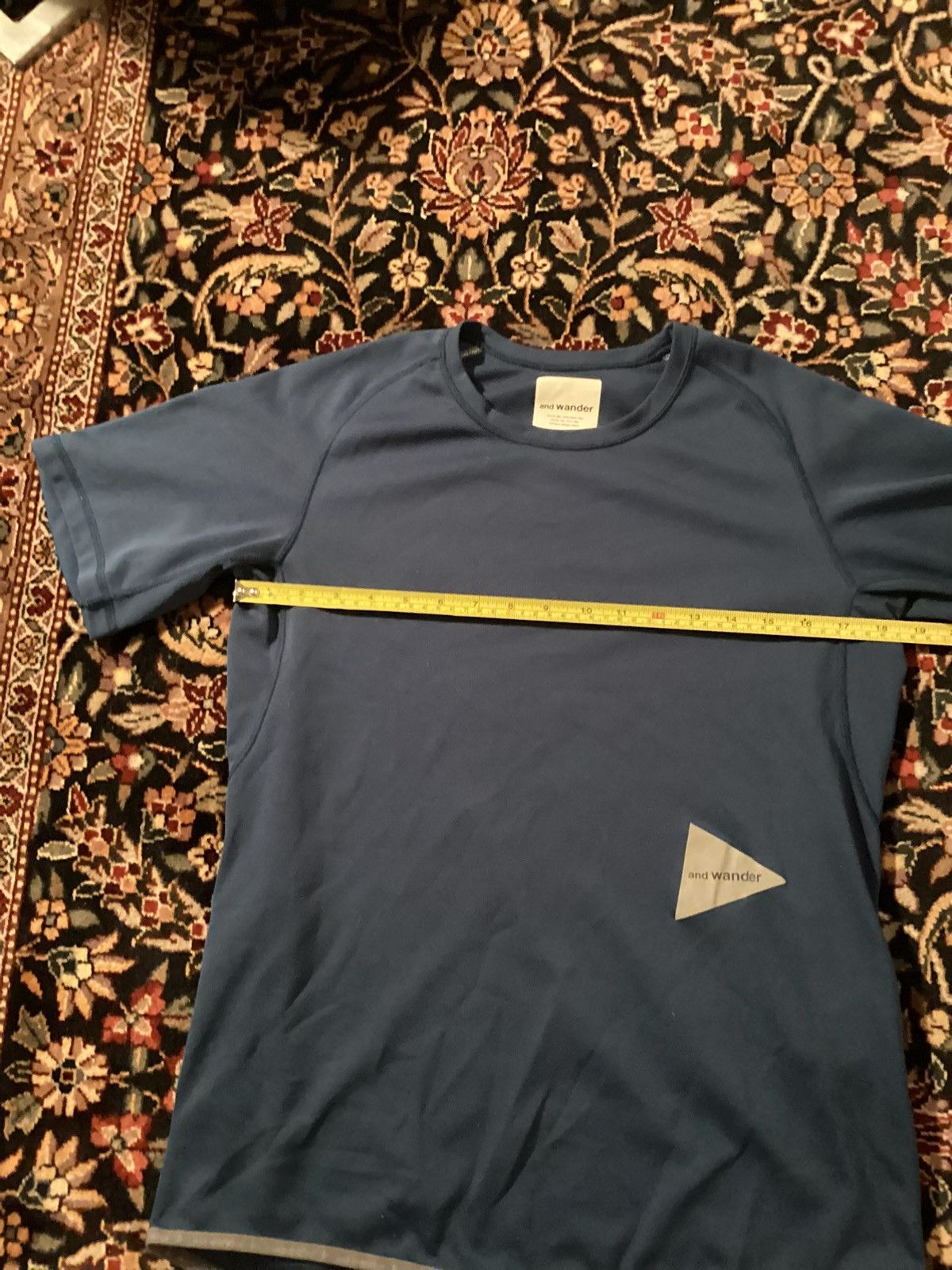And Wander wander Power Dry Jersey Raglan Short Sleeve - Blue Size US M / EU 48-50 / 2 - 7 Thumbnail