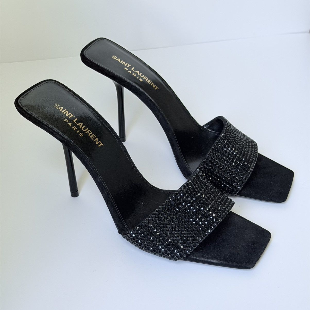Saint Laurent Paris Saint Laurent Lucky Evening Mules Size US 8.5 / IT 38.5 - 1 Thumbnail