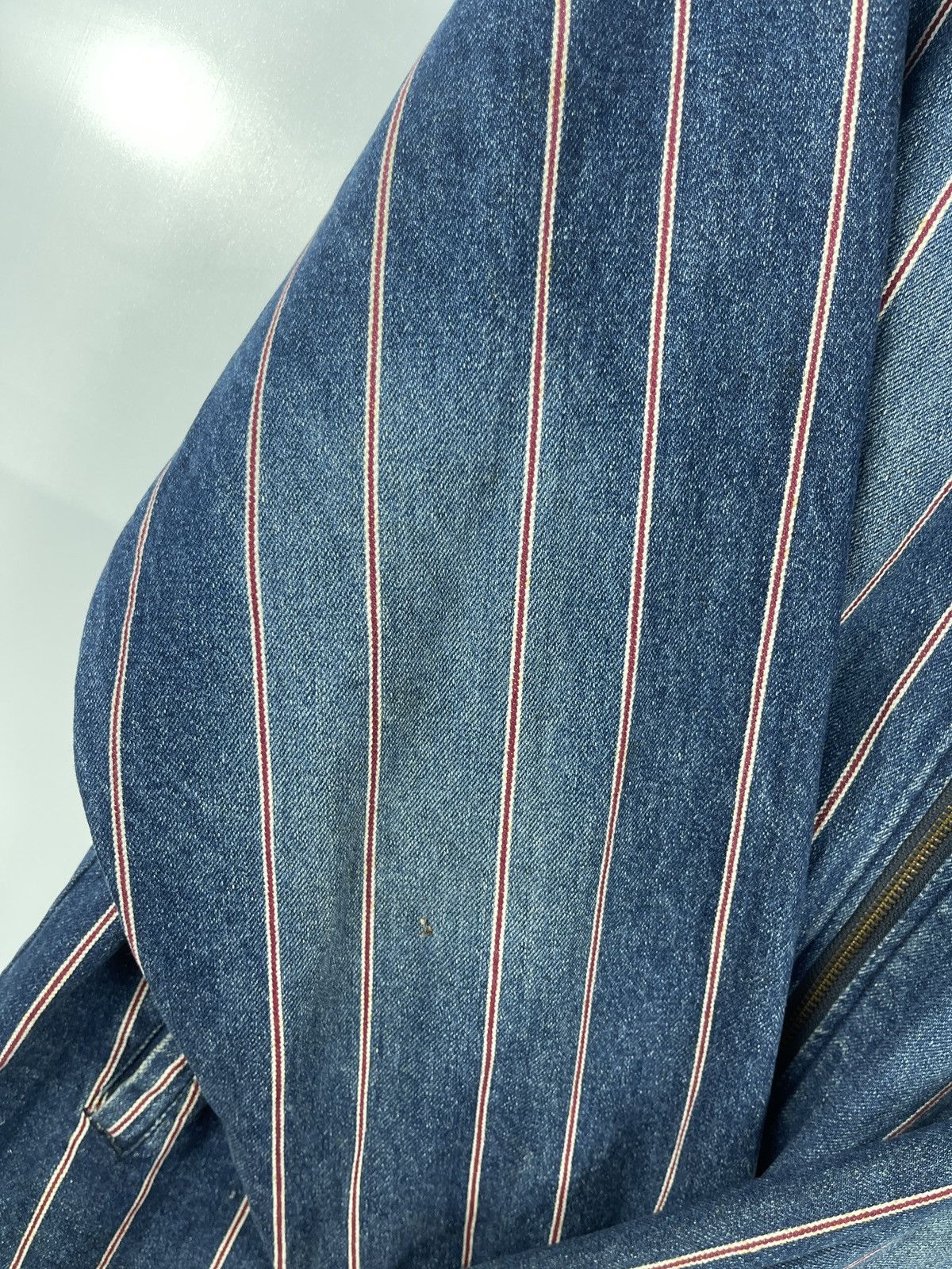 Union LA × Vintage Vintage 76 Lubricants Selvedge Zipper Denim Jacket Size US M / EU 48-50 / 2 - 10 Thumbnail