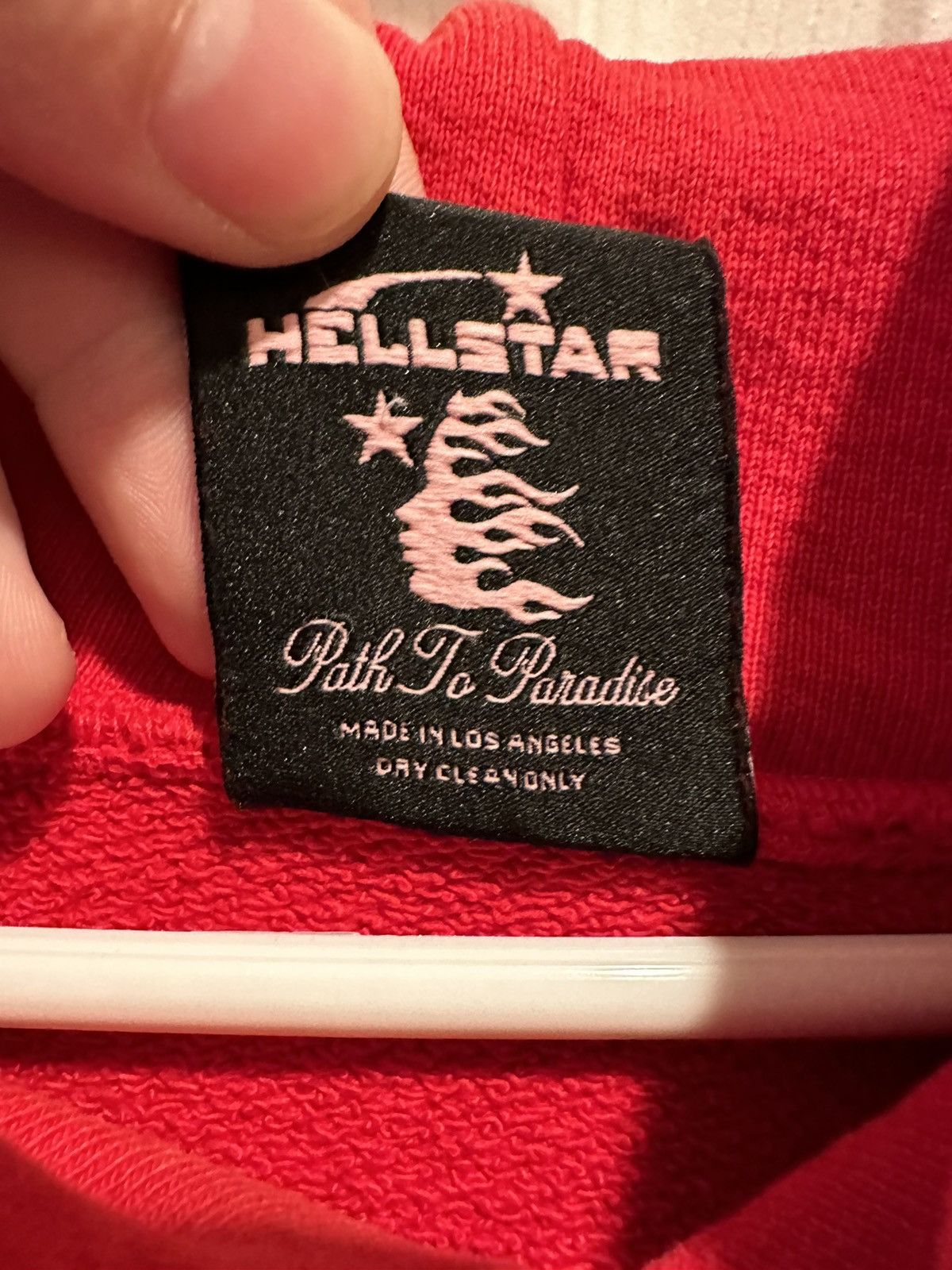 HELLSTAR HELLSTAR Studio Records Red Hoodie Size US L / EU 52-54 / 3 - 4 Thumbnail