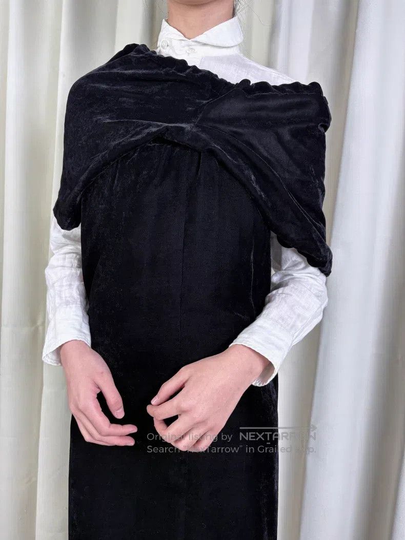 Other Comme des Garcons Crushed Velvet Overalls Skirt Size M / US 6-8 / IT 42-44 - 6 Thumbnail