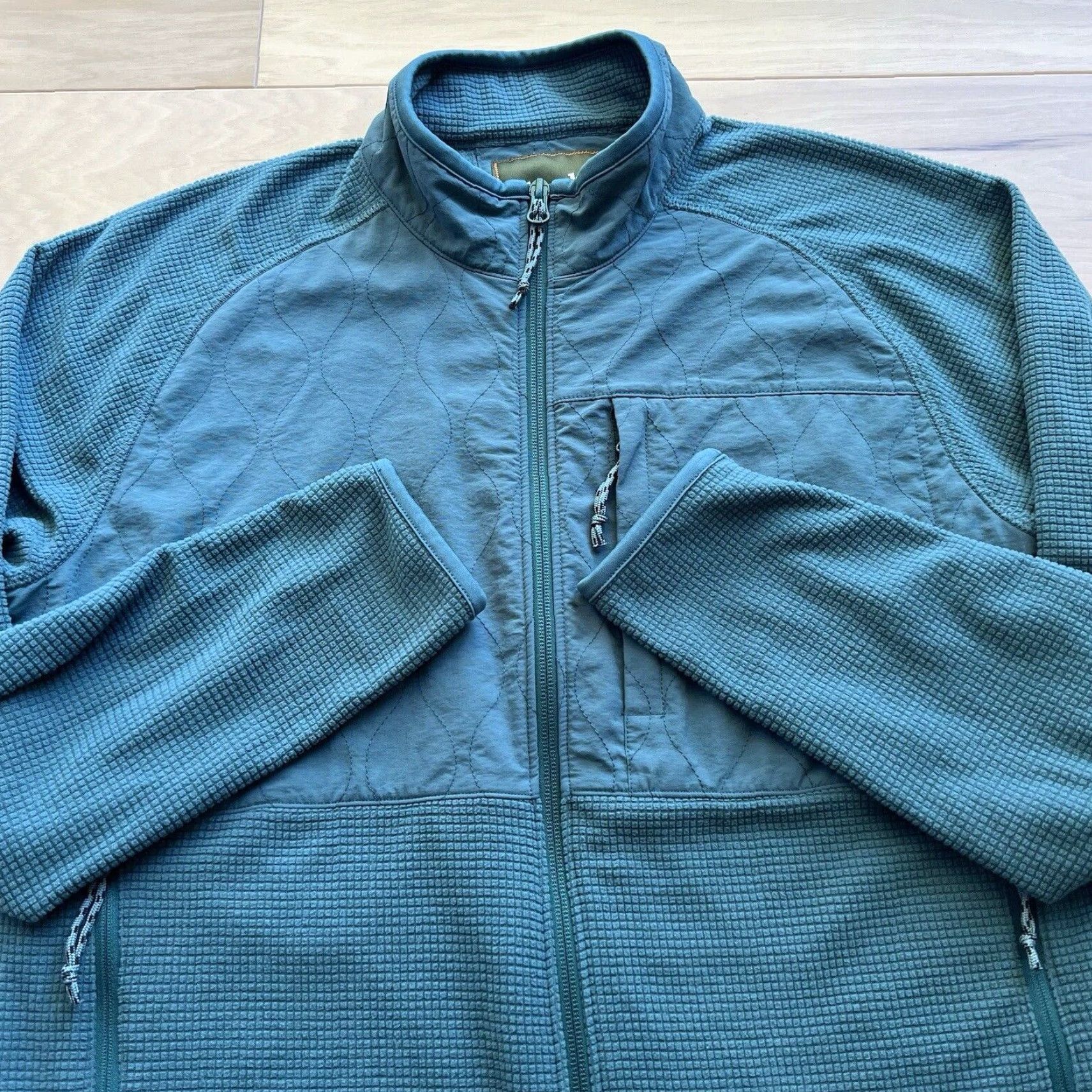 Howler Brothers Howler Brothers Tailsman Grid Fleece Jacket Small Blue Full Zip Outerwear Size US S / EU 44-46 / 1 - 4 Thumbnail