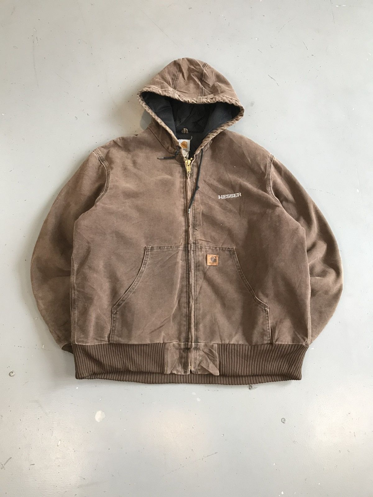 Vintage 1990s Carhartt Thrashed Active Jac Work Jacket