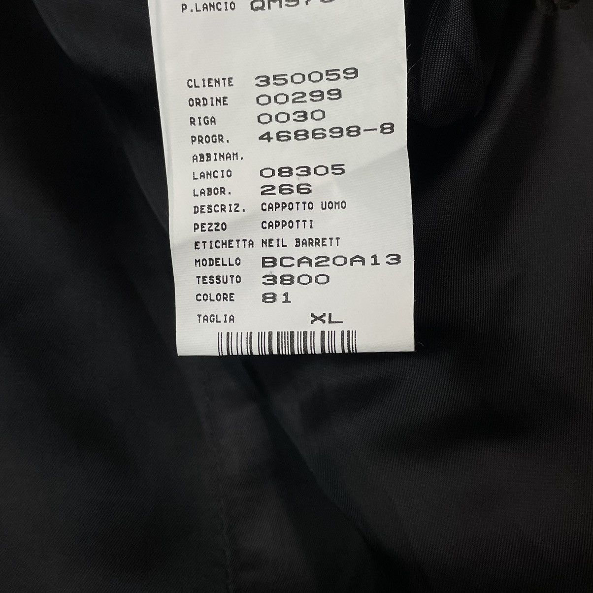 Neil Barrett Neil Barrett Italy Single Breasted Corduroy Overcoat Jacket Size US XL / EU 56 / 4 - 20 Thumbnail