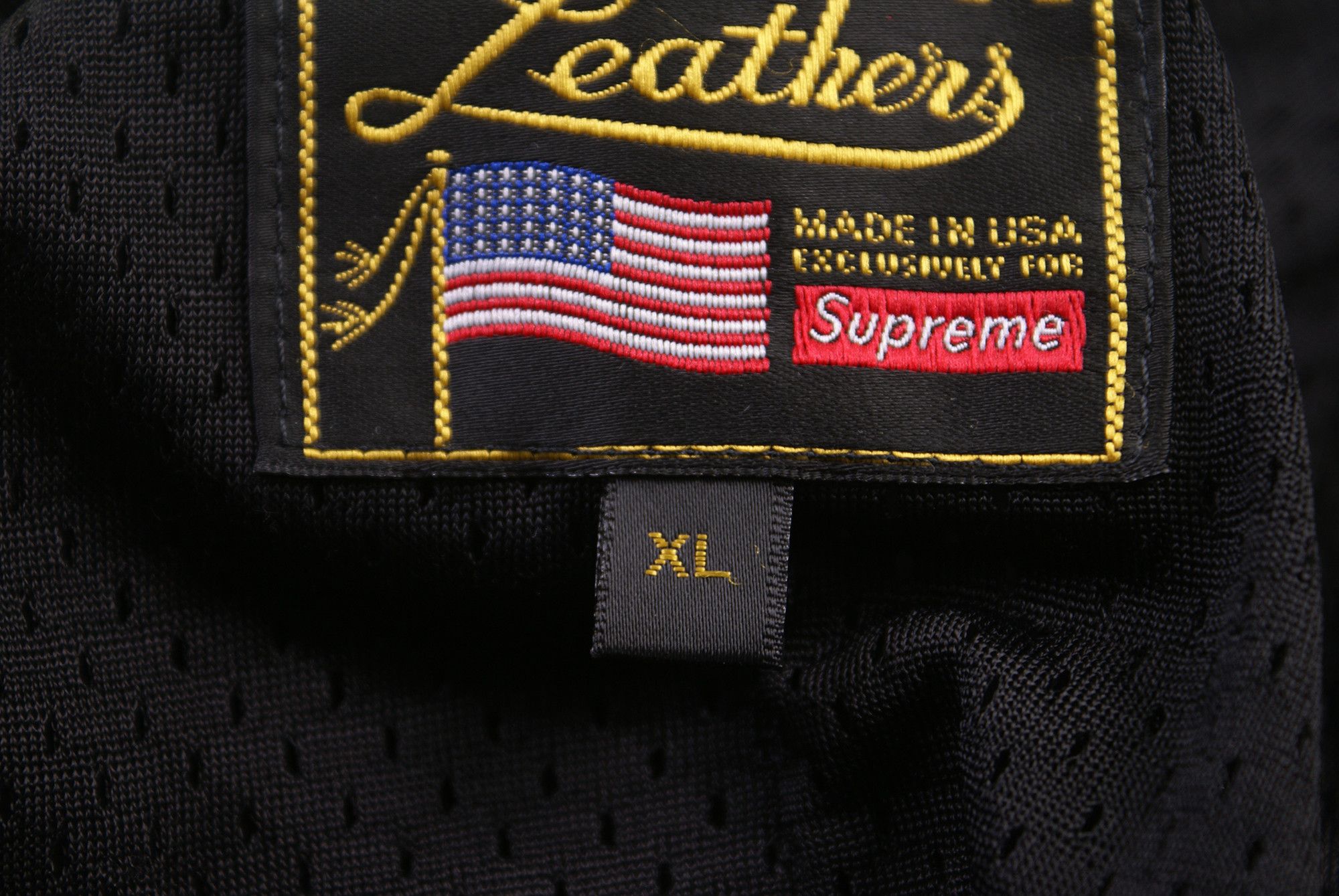 Supreme × Vanson Leathers 2020 Vanson Leathers x Supreme Letters Cordura Jacket Black Size US XL / EU 56 / 4 - 20 Thumbnail