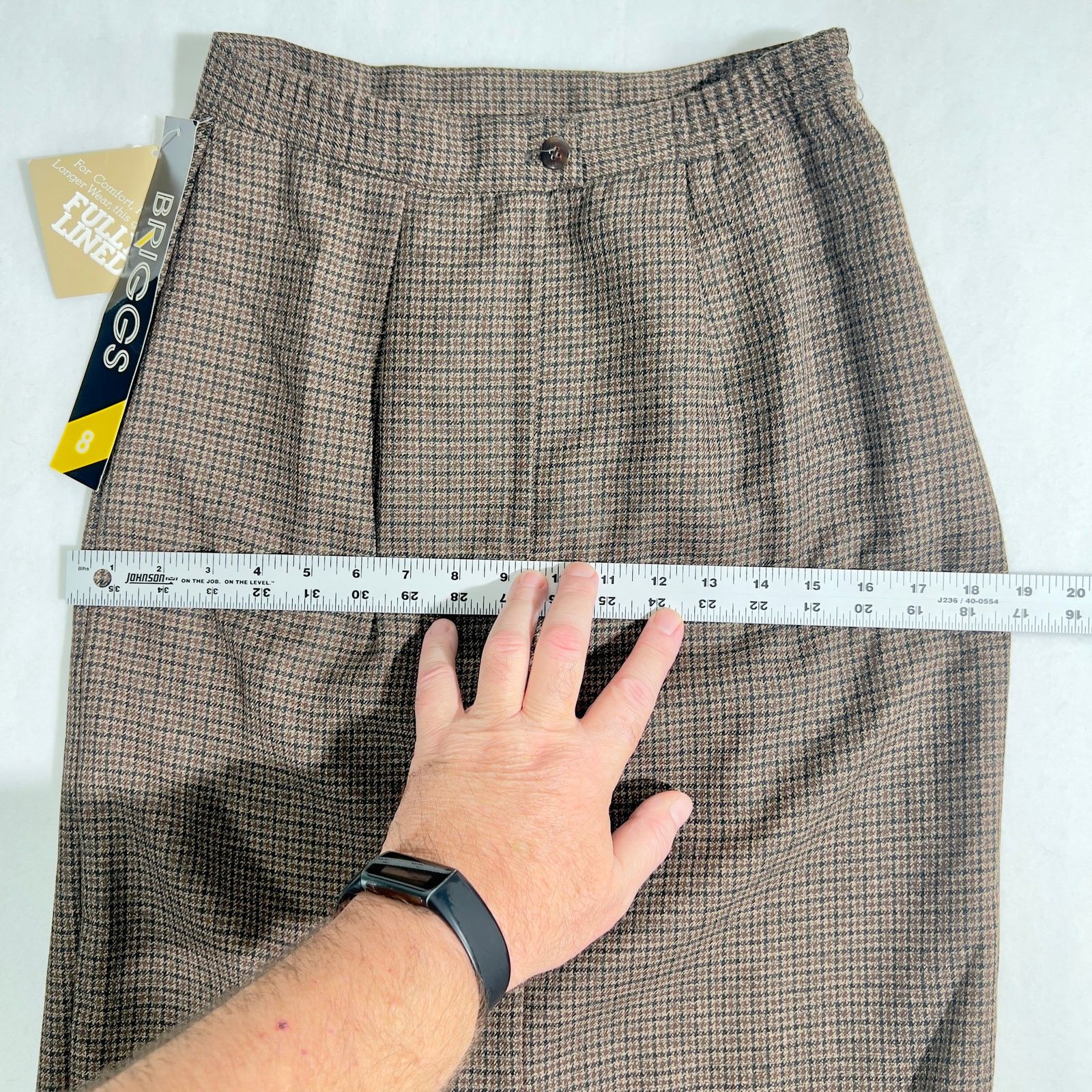 Other Briggs New York Skirt Maxi Sz 8 Brown Herringbone USA Lined Size M / US 6-8 / IT 42-44 - 7 Thumbnail