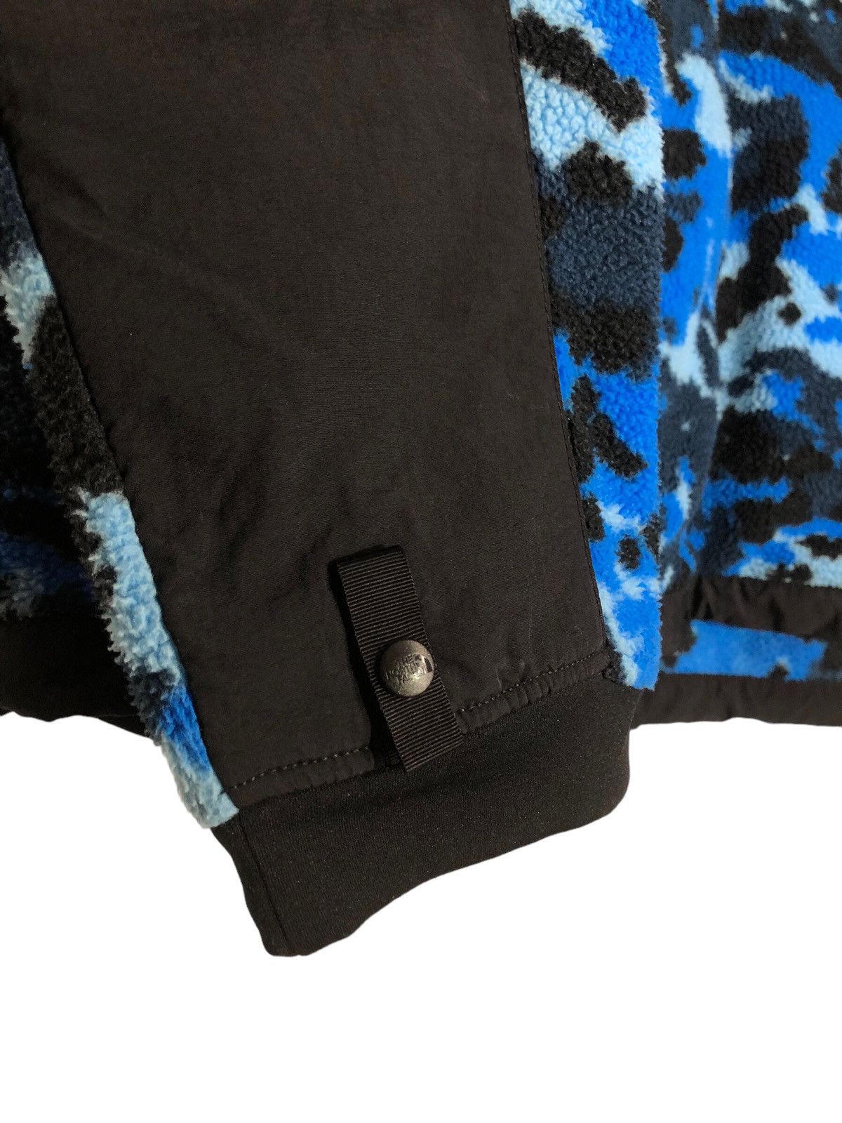 North Face Printed Denali 2 Jacket Fleece/Blue Camo/Top! / L