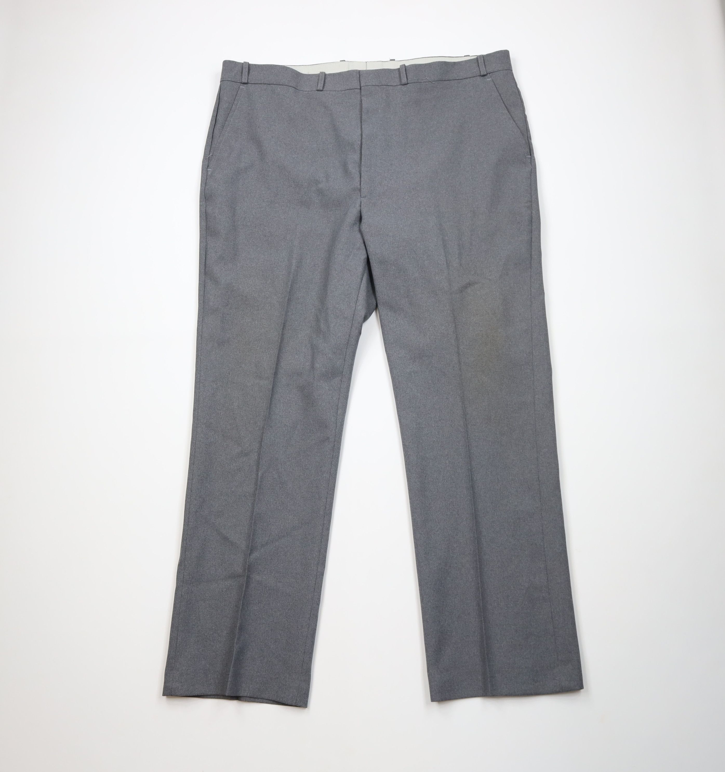 Vintage Vintage 70s Streetwear Flared Wide Leg Chino Pants Gray USA Size US 44 / EU 60 - 1 Thumbnail