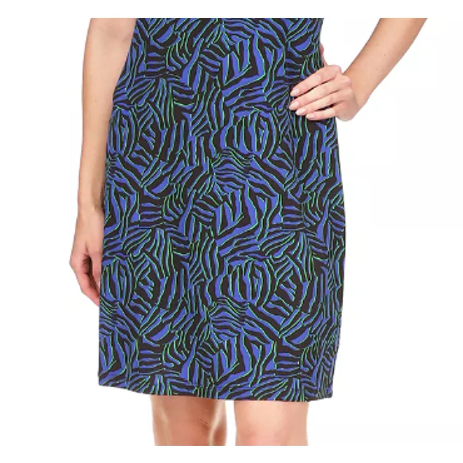 MICHAEL MICHAEL KORS Women's Zebra-Print Ring Mini Dress XL