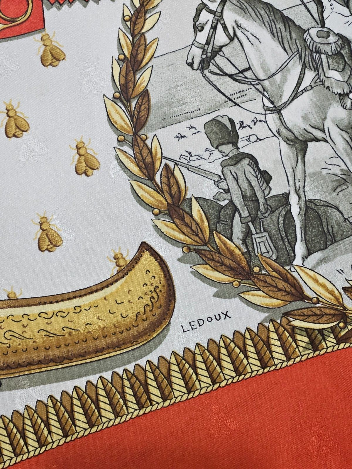 Hermes Hermes Napoleon by Phillipe Ledoux Silk Scarf Size ONE SIZE - 4 Thumbnail