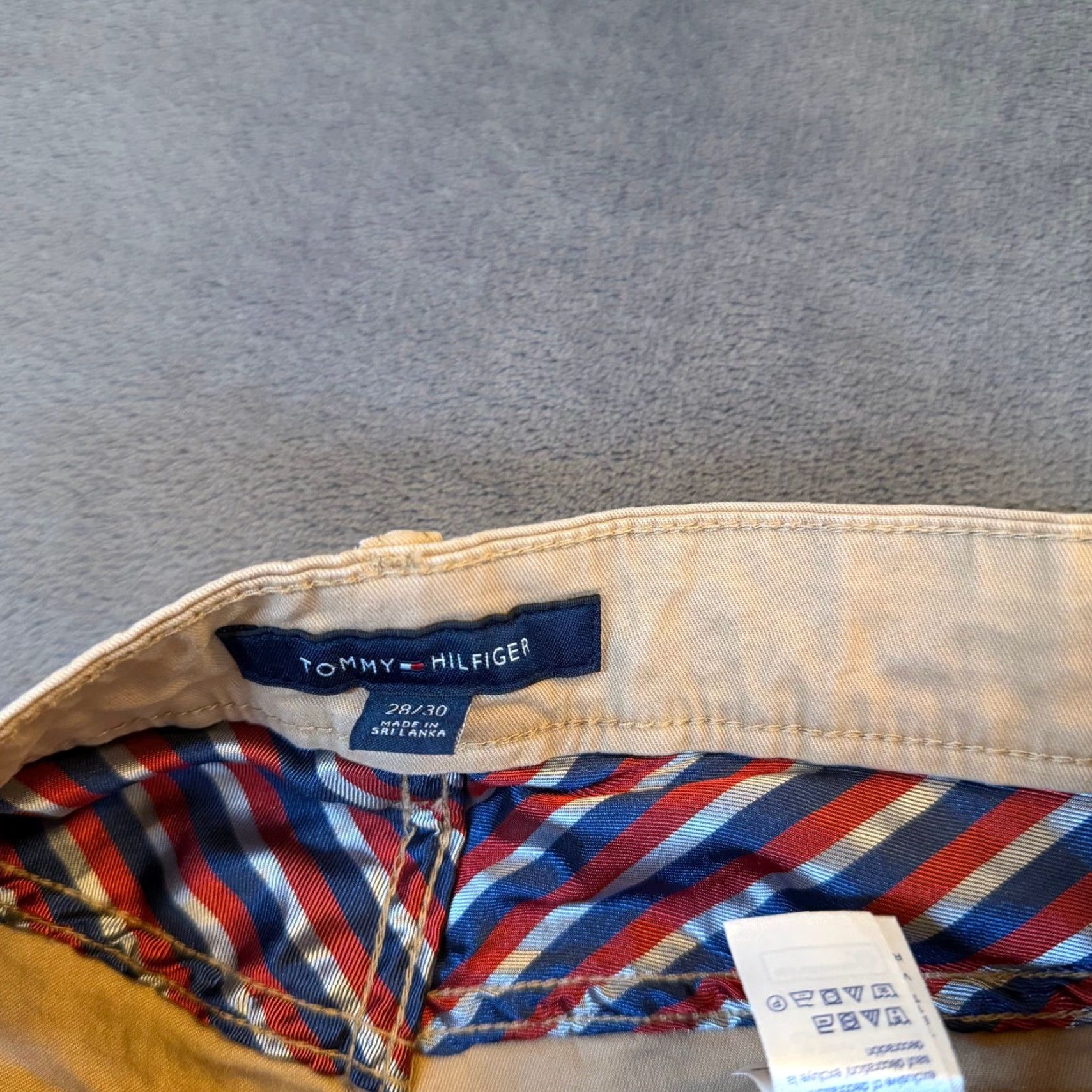 Tommy Hilfiger Tommy Hilfiger Chino Pants Mens 28x30 Tan Khaki Straight Leg Casual Twill Pants Size US 28 / EU 44 - 2 Thumbnail