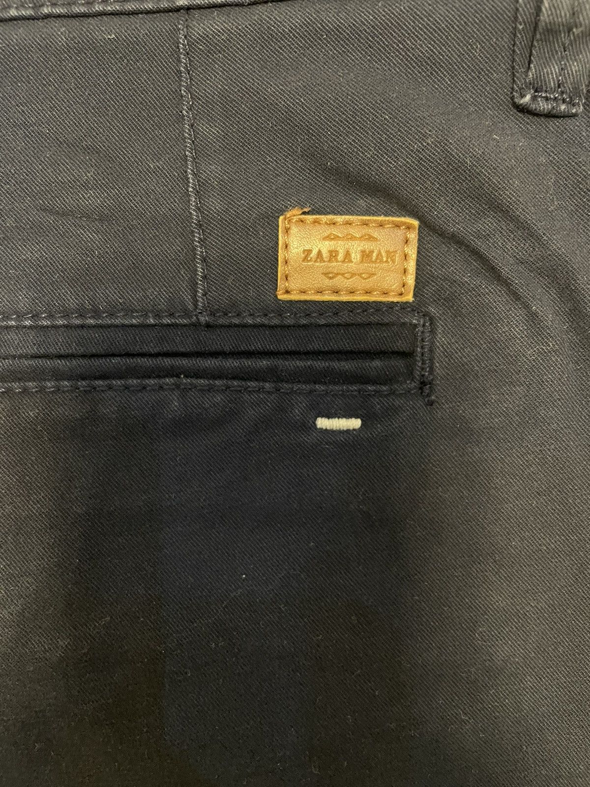 Zara Zara Man Bermuda Shorts - Size 32 - Navy Blue Size US 32 / EU 48 - 2 Thumbnail