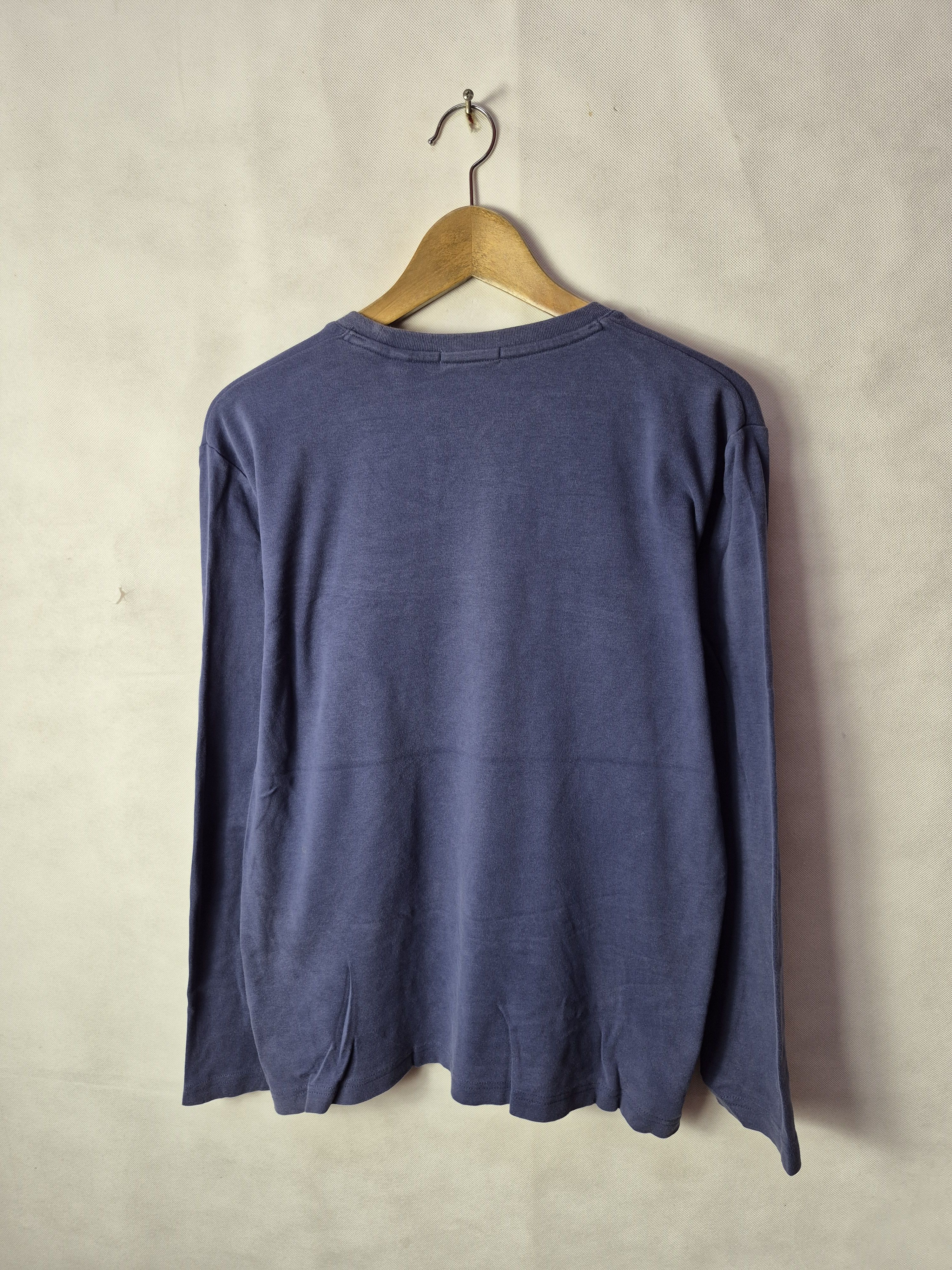 Japanese Brand × Uniqlo 🔥Uniqlo Navy Blue Longsleeves Tee Size US L / EU 52-54 / 3 - 4 Thumbnail