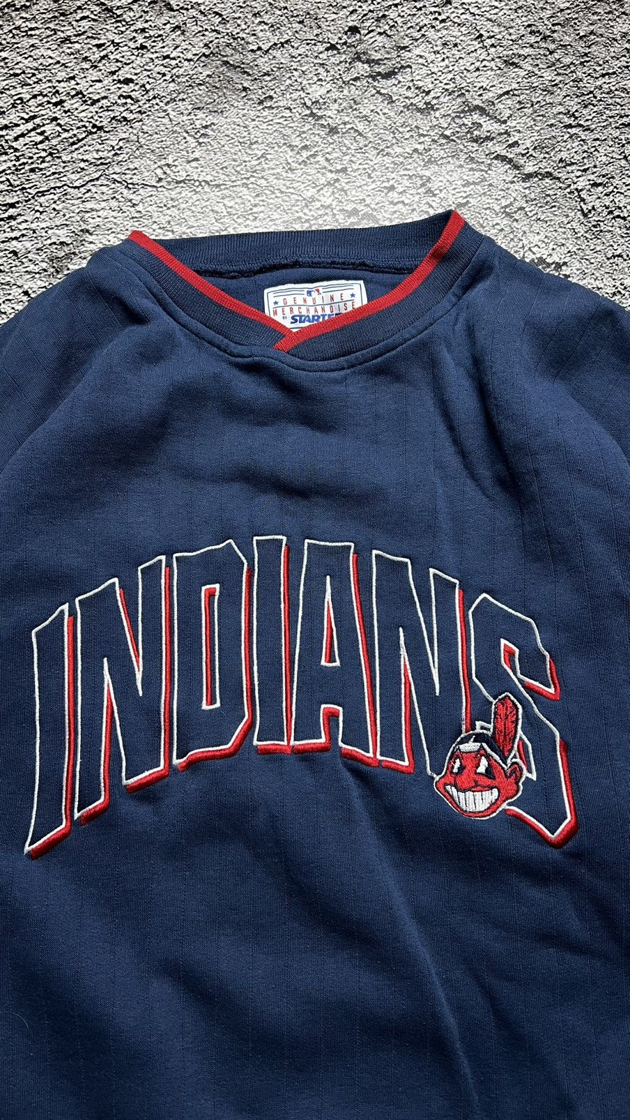 Starter VTG 90’s Cleveland Indians MLB starter vintage sweatshirt Size US L / EU 52-54 / 3 - 3 Thumbnail