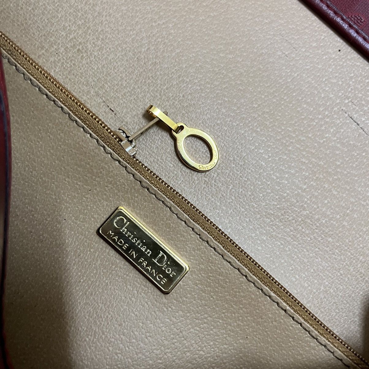 Christian Dior Monsieur × Dior × Vintage Authentic Vintage Christian Dior Monogram Leather Slingbag Size ONE SIZE - 9 Thumbnail