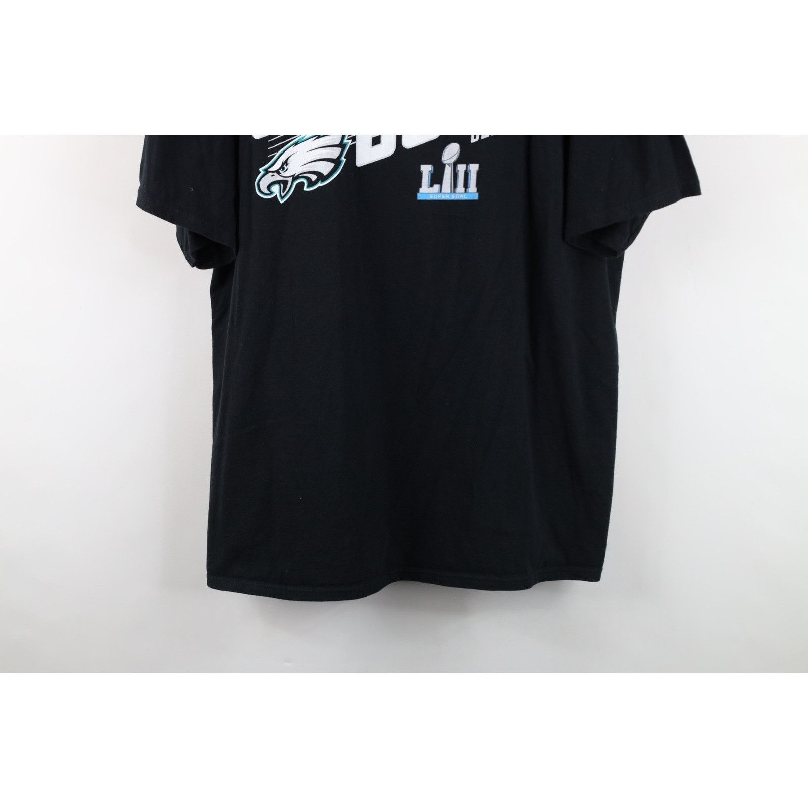 Vintage NFL Faded Super Bowl LIII Champs Philadelphia Eagles T-Shirt Size US XXL / EU 58 / 5 - 3 Thumbnail