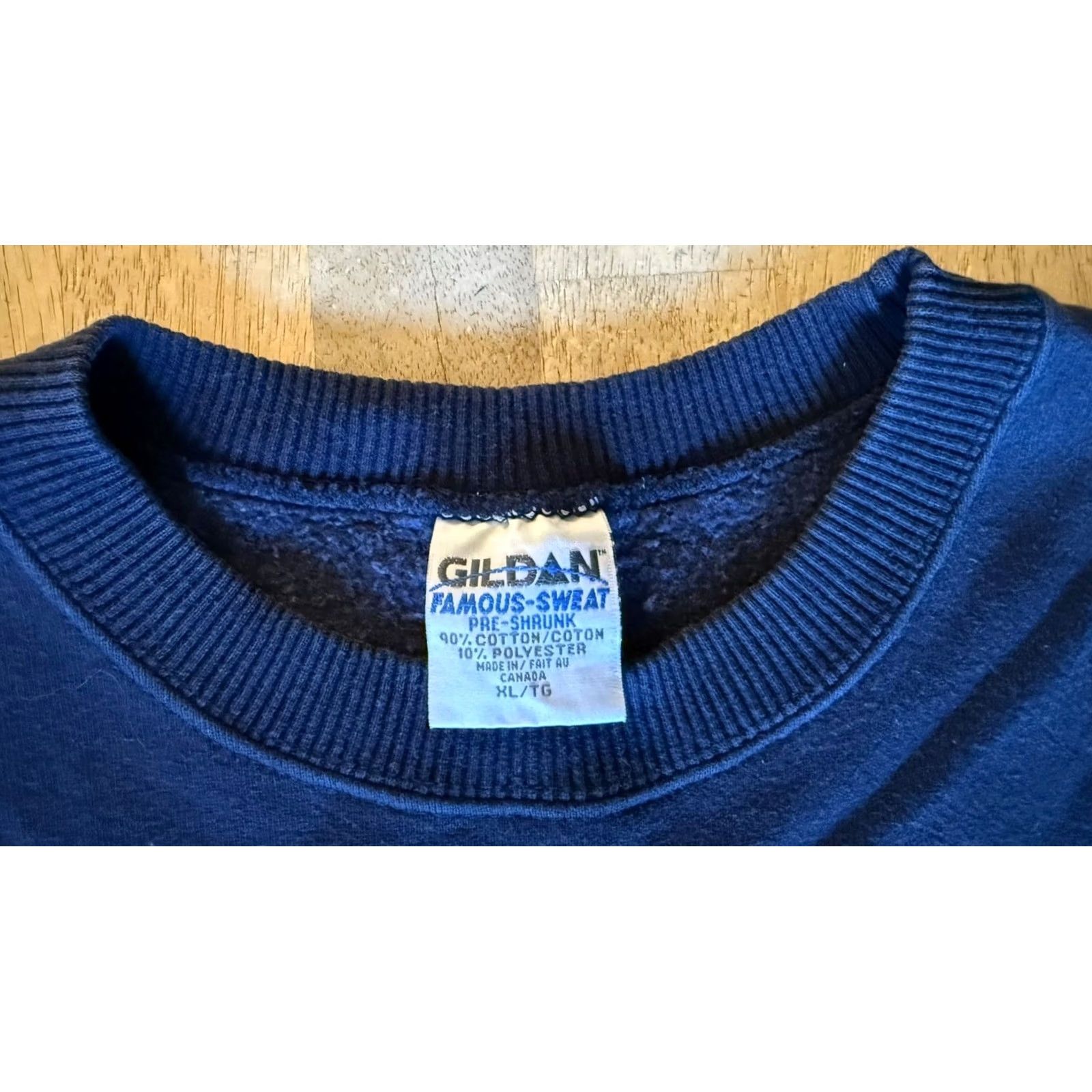 Vintage VTG SPAM Sweatshirt Men's Navy Blue Crew Neck XL Size US XL / EU 56 / 4 - 4 Thumbnail